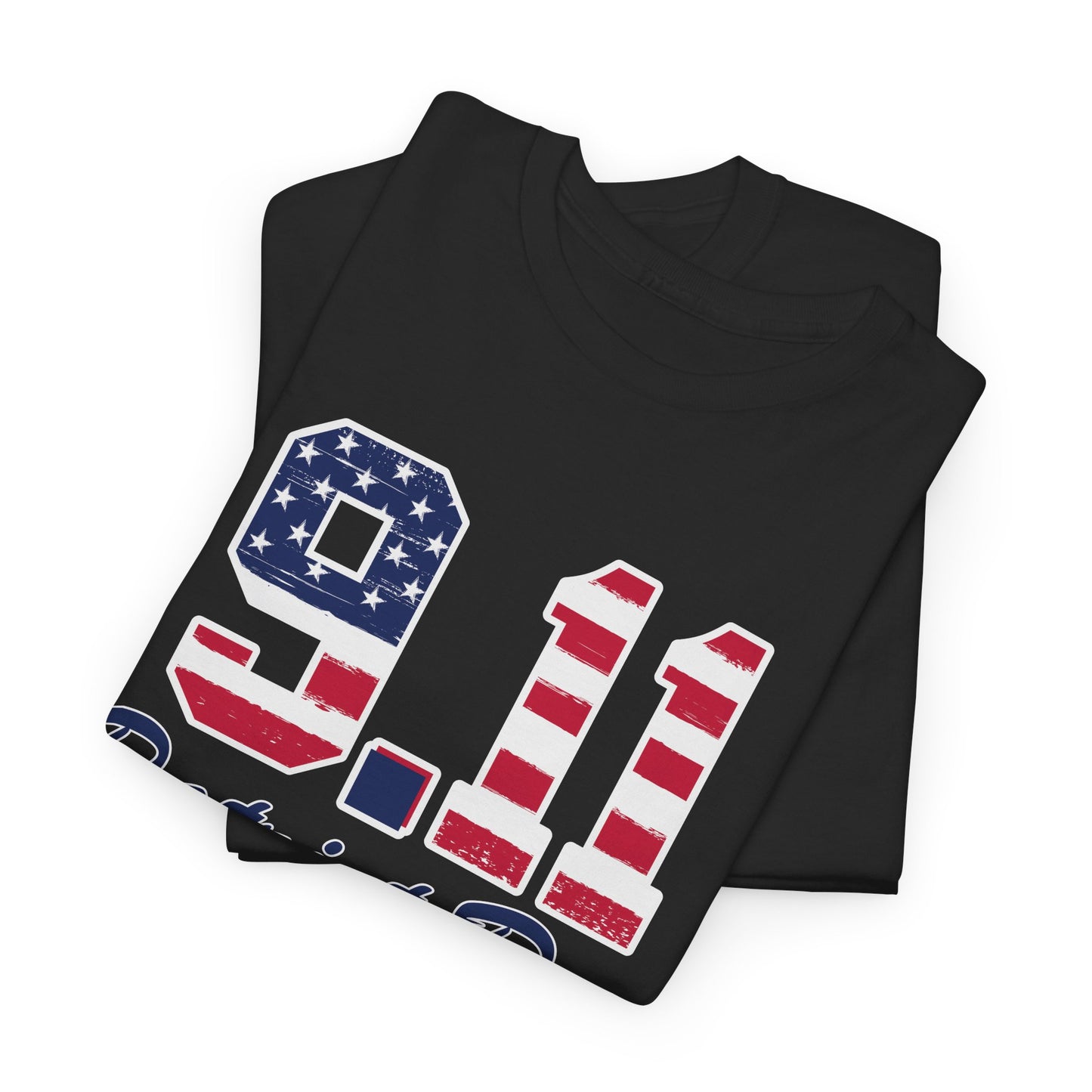 Patriot Day Unisex Heavy Cotton Tee, 9/11 Remembrance Shirt, Memorial T-Shirt, American Flag Tee, Comfort for Heroes