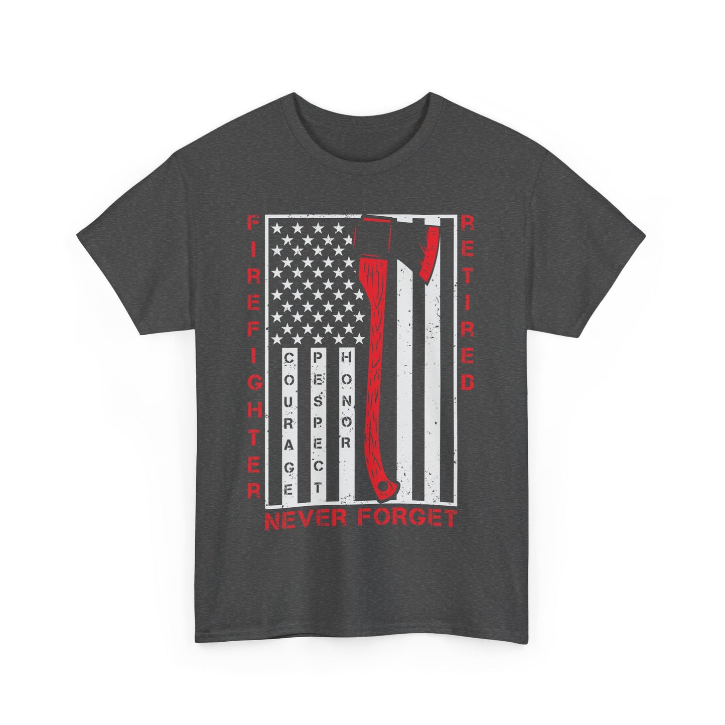Retired Firefighter Tee | Tribute Shirt, Firefighter Gift, Fireman T-Shirt, Hero Apparel, 4th of July Shirt