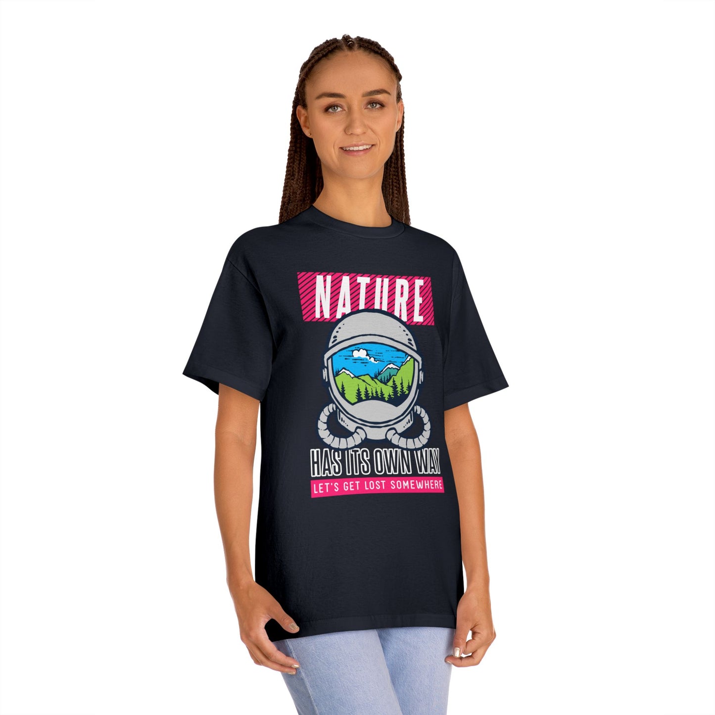 Adventure Awaits Graphic Tee | Let's Get Lost Somewhere | Nature Lovers, Hiking, Camping, Travel, Gift Idea