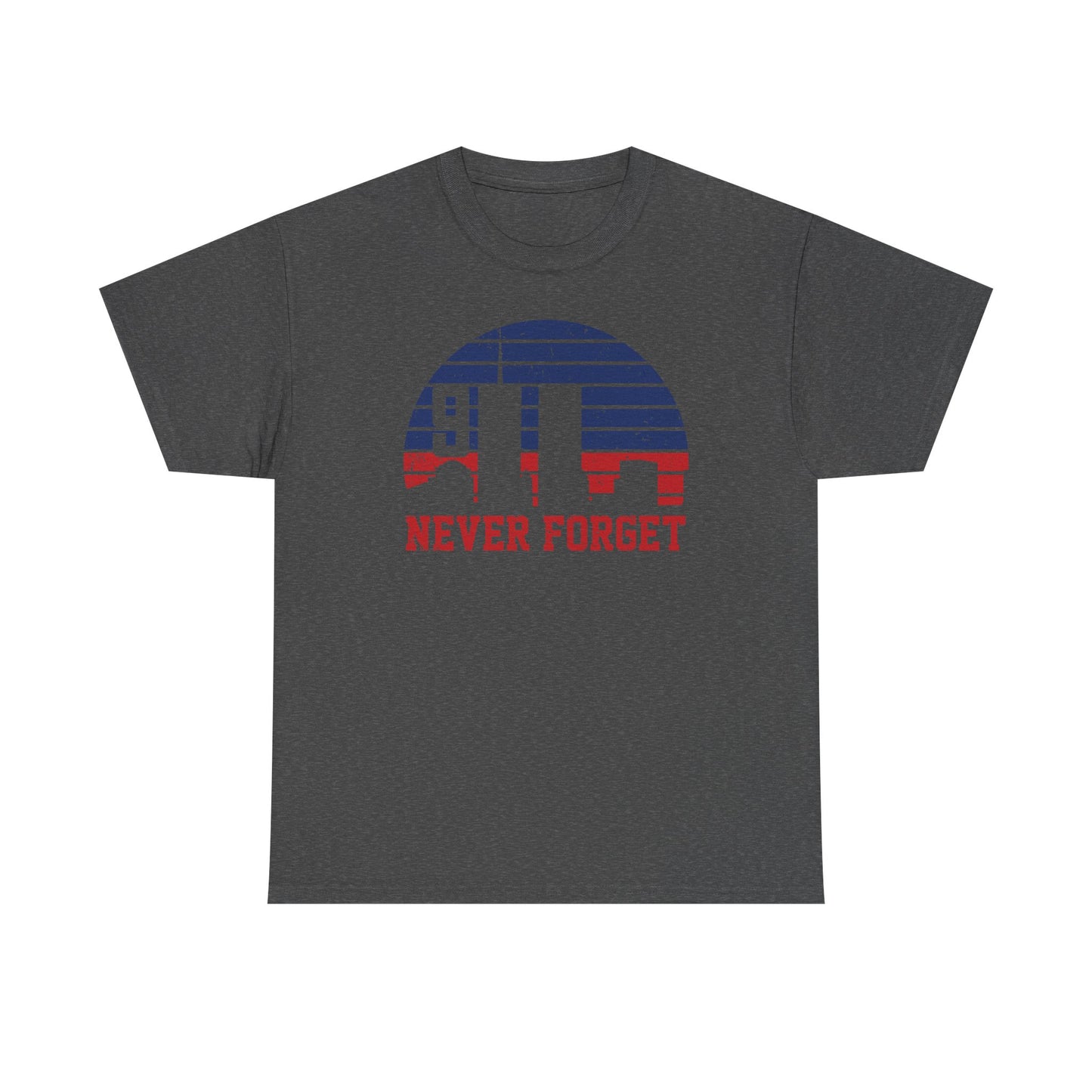 "Never Forget" Memorial Shirt, Patriotic Tee, Remembrance Apparel, 9/11 Tribute Shirt