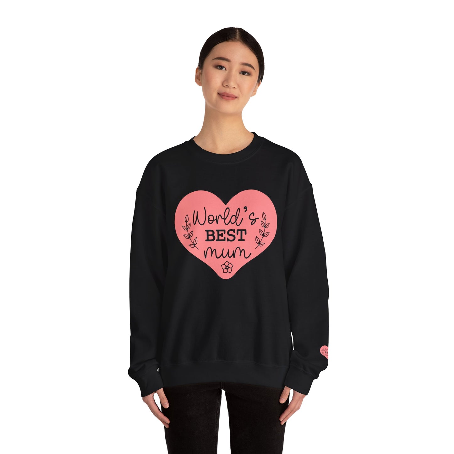 World's Best Mum Crewneck Sweatshirt | Unisex Heavy Blend™ | Perfect Gift for Mother's Day
