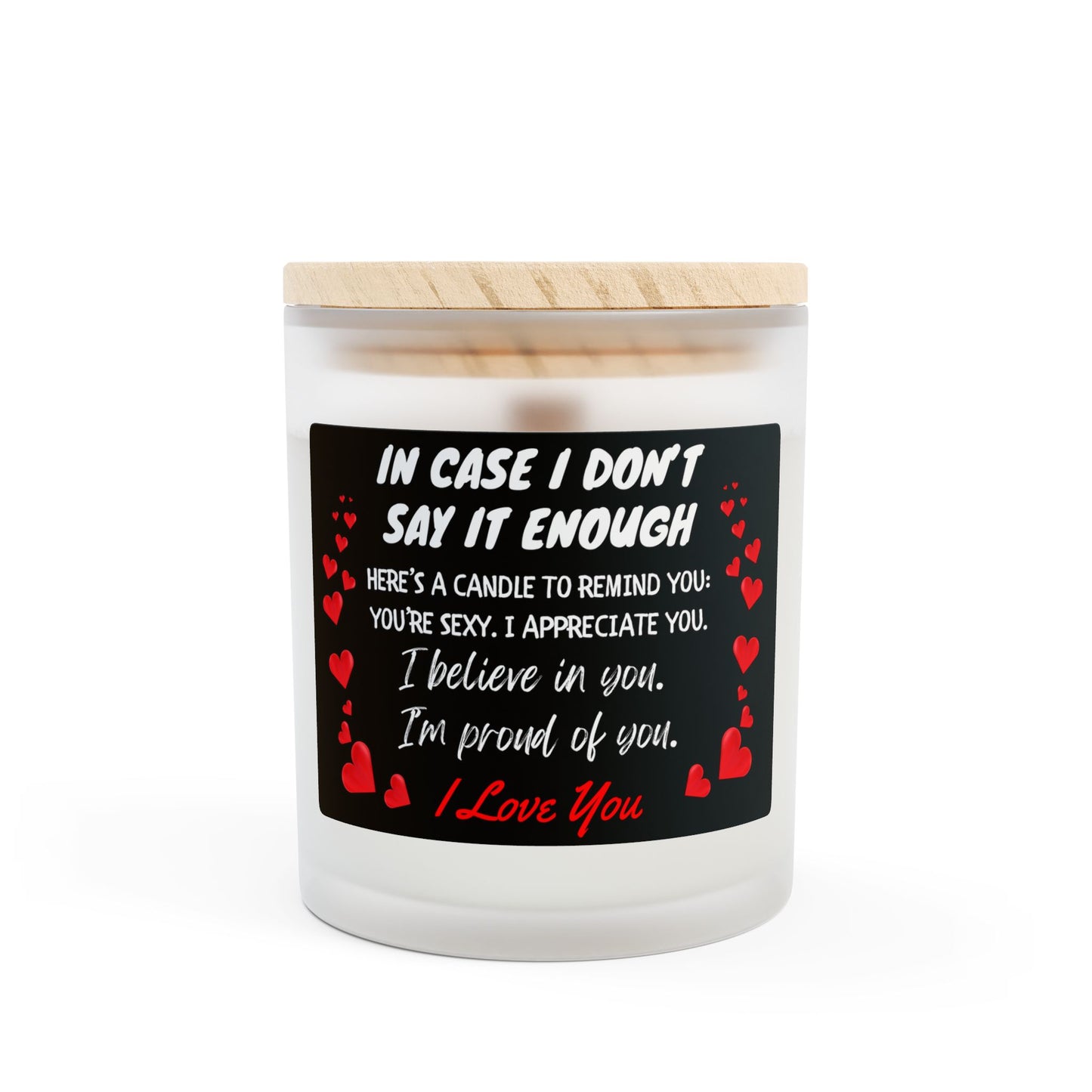 A Little Reminder: You're Amazing Frosted Glass Candle, 11oz
