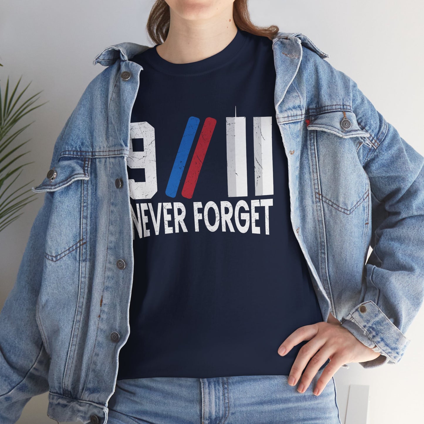 9/11 Never Forget Unisex Tee, Commemorative T-Shirt, Patriotic Apparel, Remembrance Day Shirt, Memorial Gift