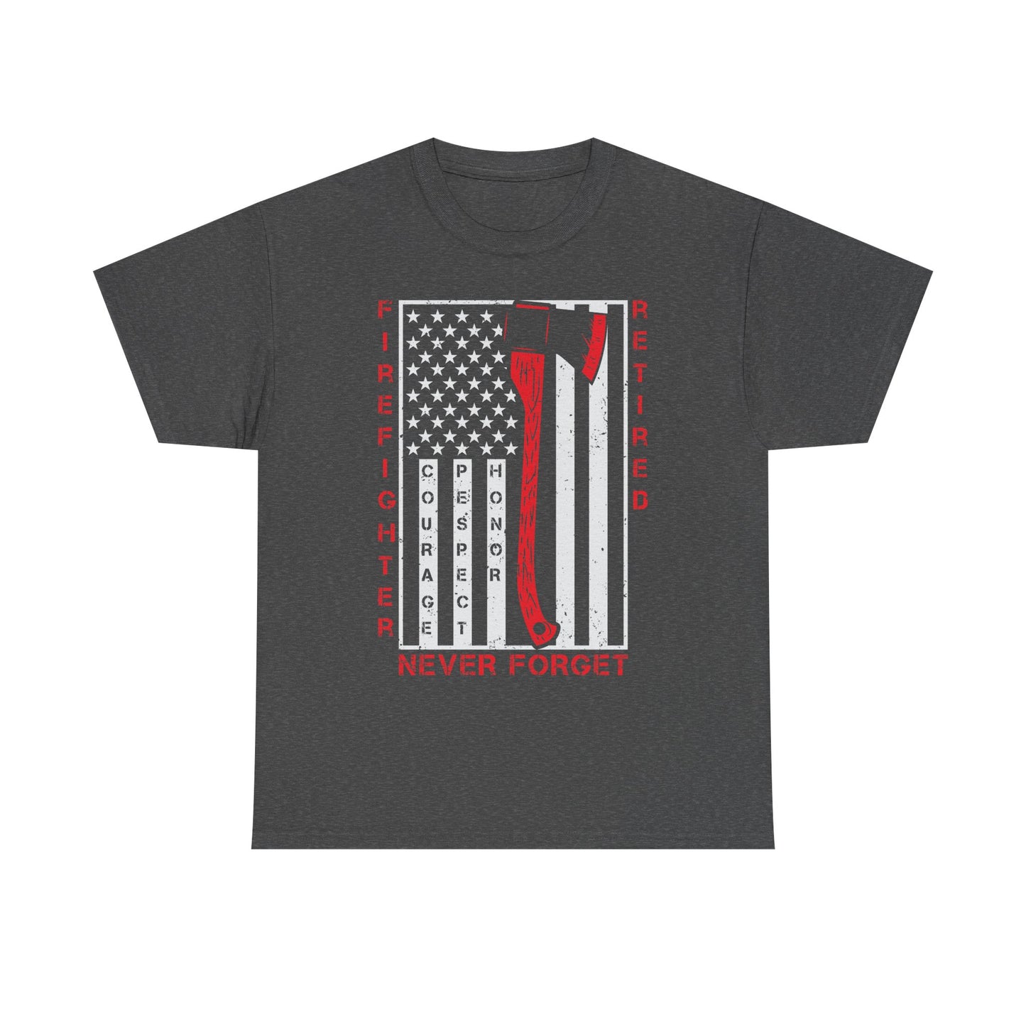 Retired Firefighter Tee | Tribute Shirt, Firefighter Gift, Fireman T-Shirt, Hero Apparel, 4th of July Shirt