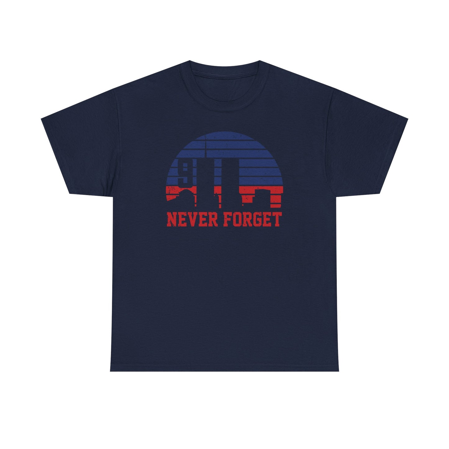 "Never Forget" Memorial Shirt, Patriotic Tee, Remembrance Apparel, 9/11 Tribute Shirt