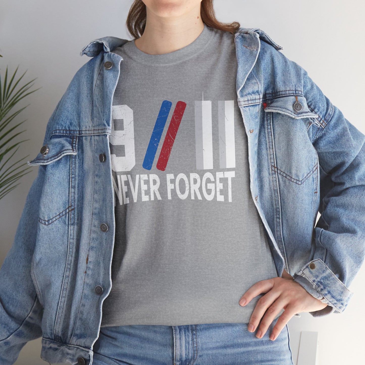 9/11 Never Forget Unisex Tee, Commemorative T-Shirt, Patriotic Apparel, Remembrance Day Shirt, Memorial Gift