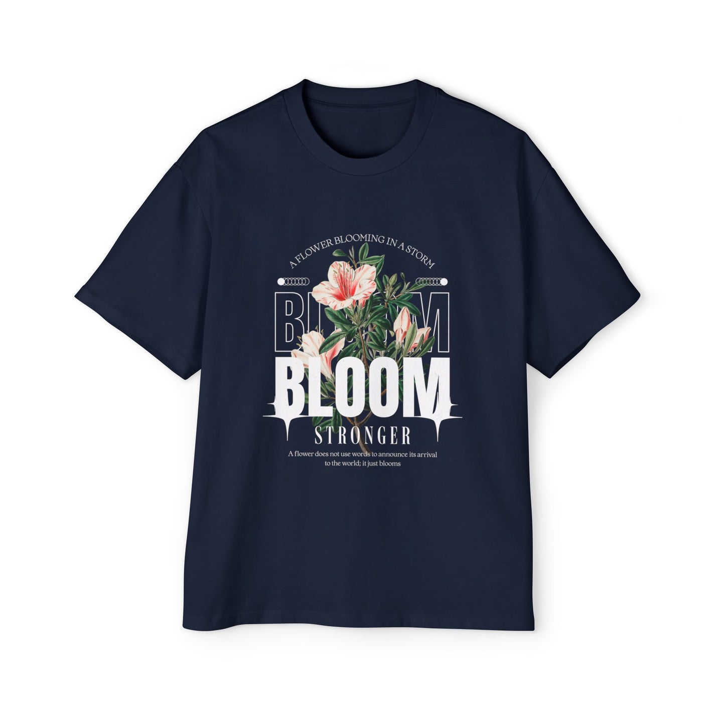 Floral Oversized Tee for Men, Relaxed Summer Shirt, Casual Streetwear, Gift for Him, Eco-Friendly Fashion