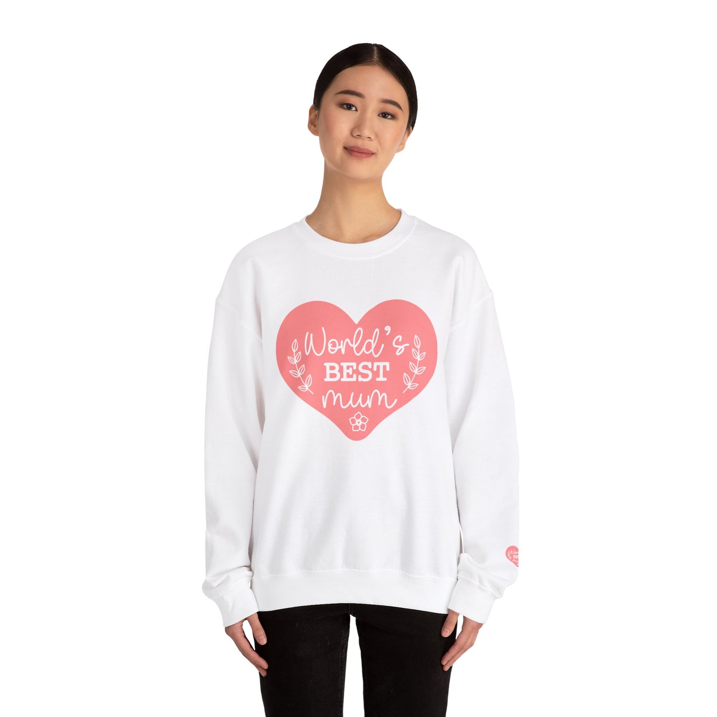 World's Best Mum Crewneck Sweatshirt | Unisex Heavy Blend™ | Perfect Gift for Mother's Day