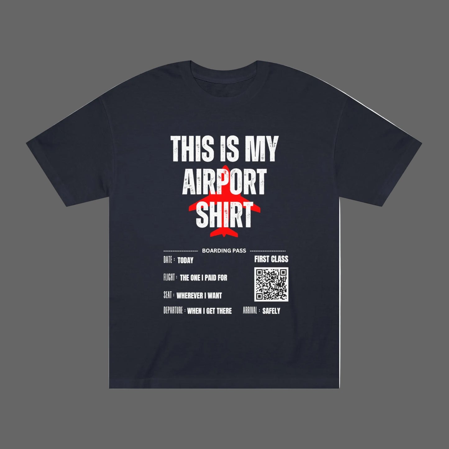 This Is My Airport Shirt Unisex Classic Tee Black
