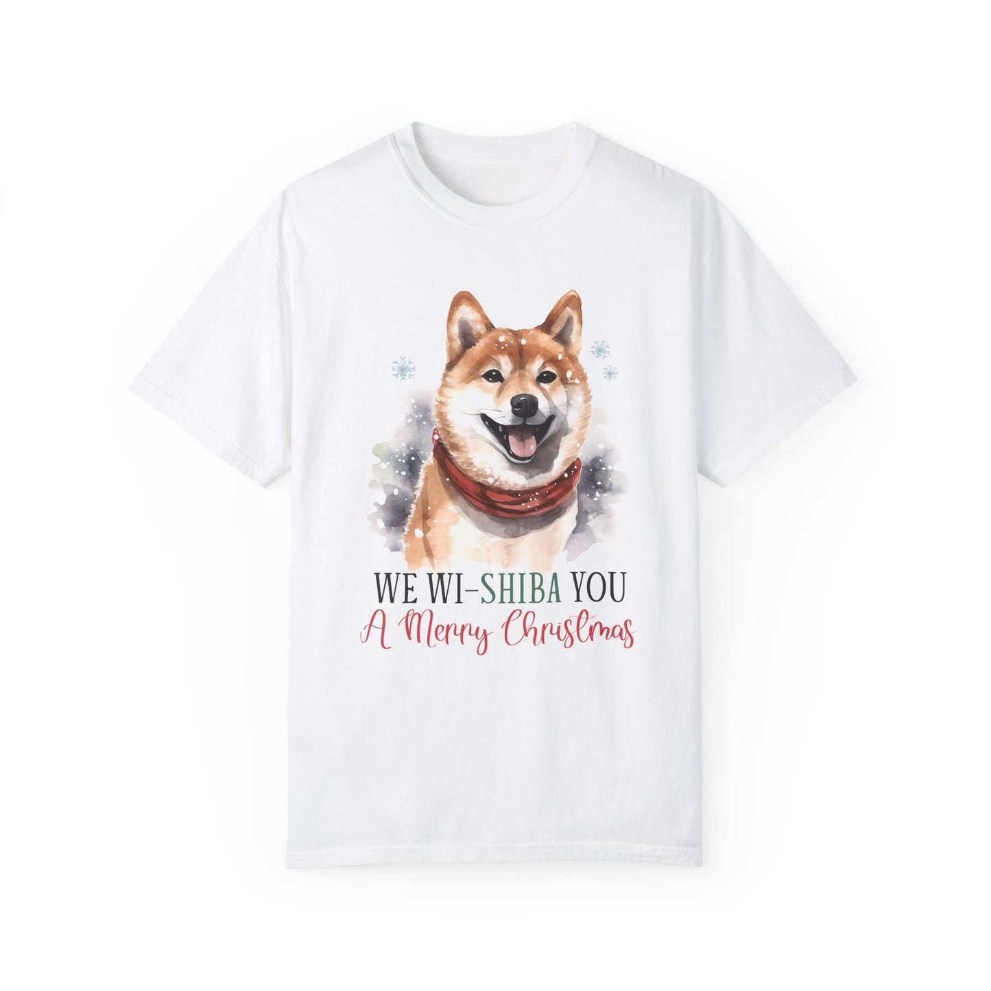 We Wi-Shiba You A Merry Christmas Holiday T-shirt