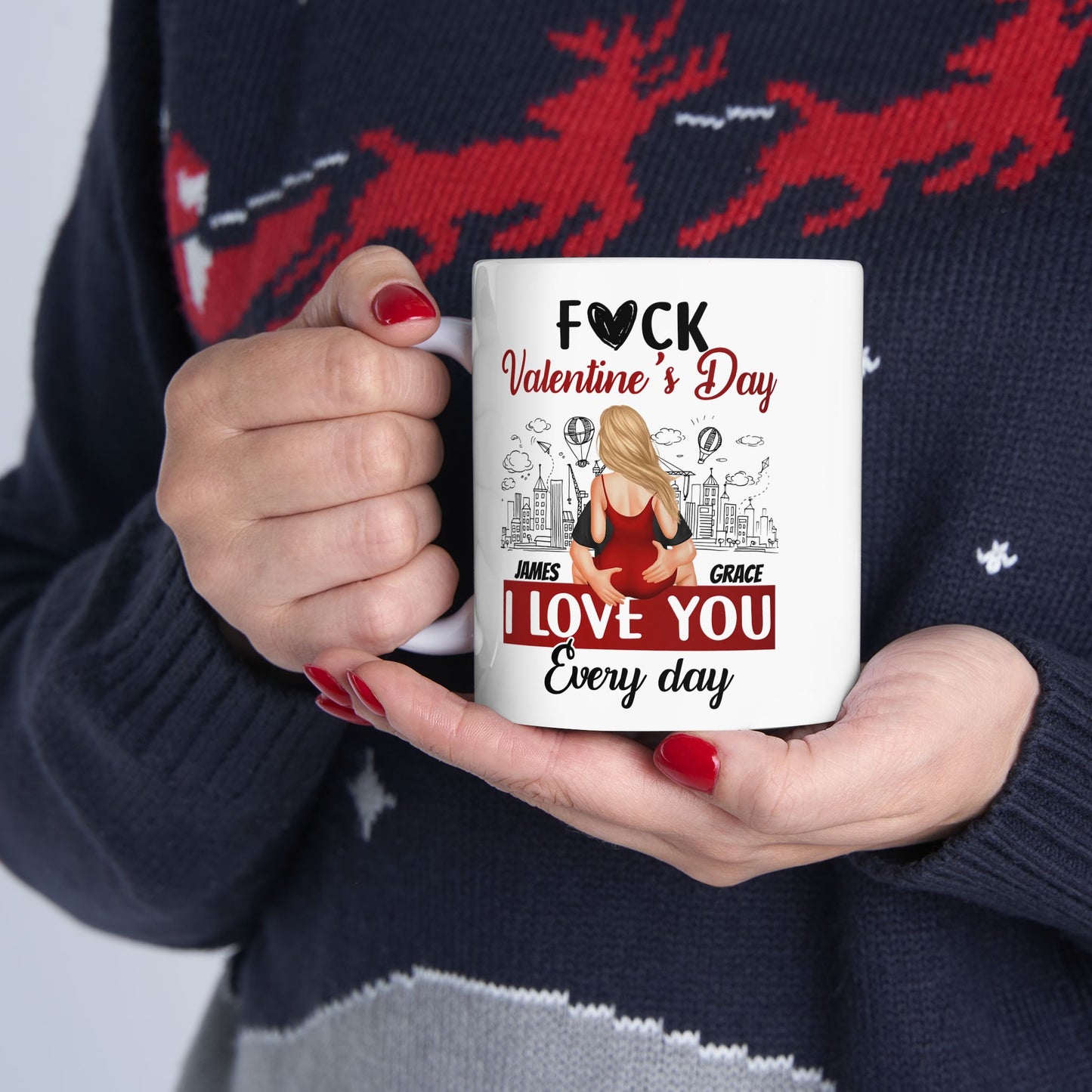 Everyday Love – Personalized 11oz Valentine's Ceramic Mug