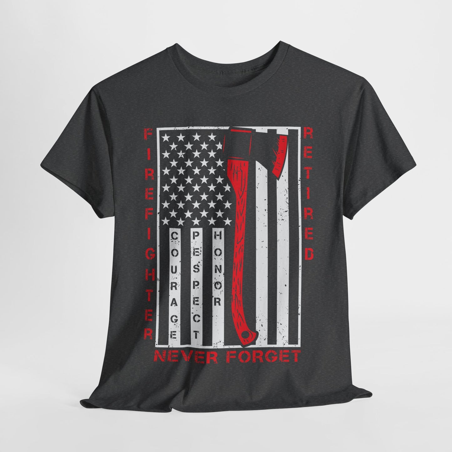 Retired Firefighter Tee | Tribute Shirt, Firefighter Gift, Fireman T-Shirt, Hero Apparel, 4th of July Shirt