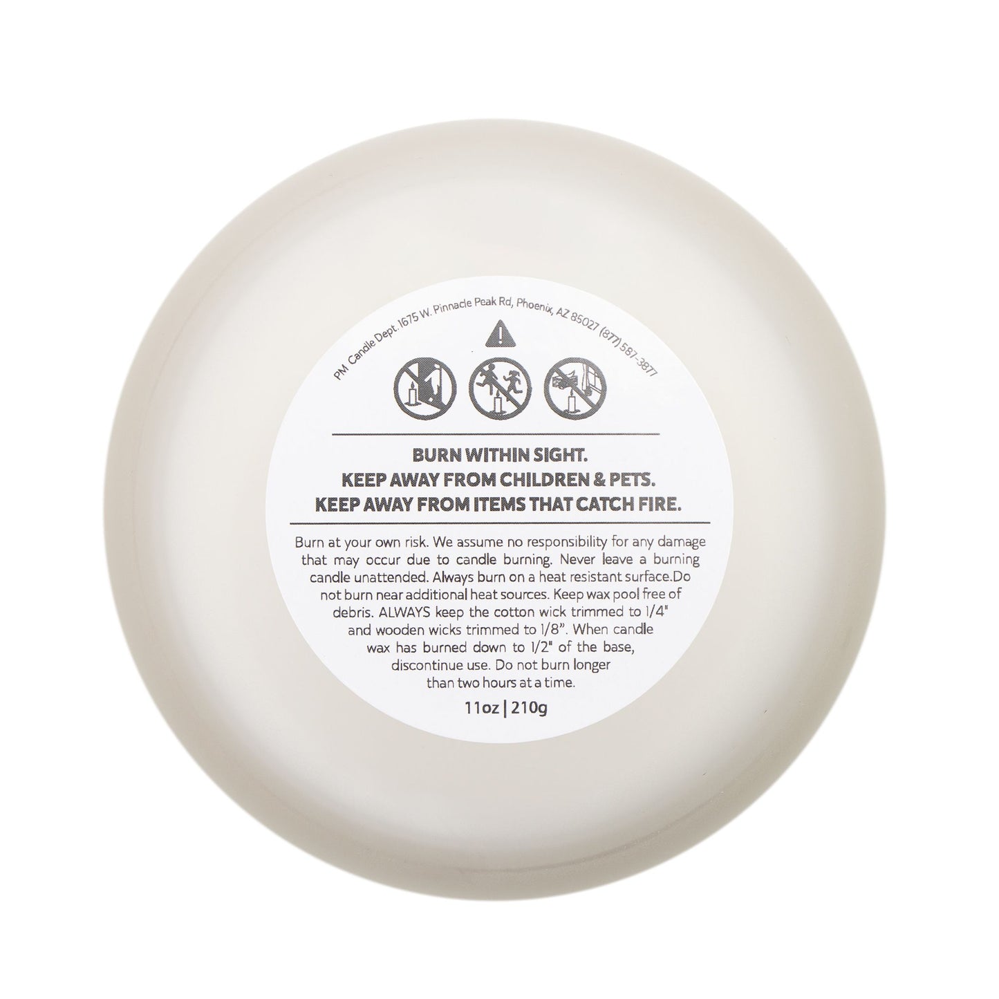 A Little Reminder: You're Amazing Frosted Glass Candle, 11oz