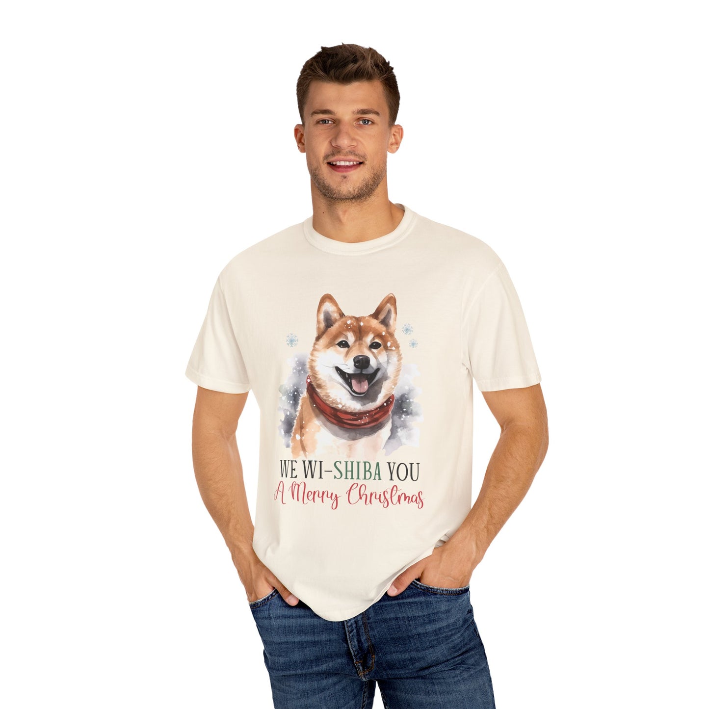 We Wi-Shiba You A Merry Christmas Holiday T-shirt