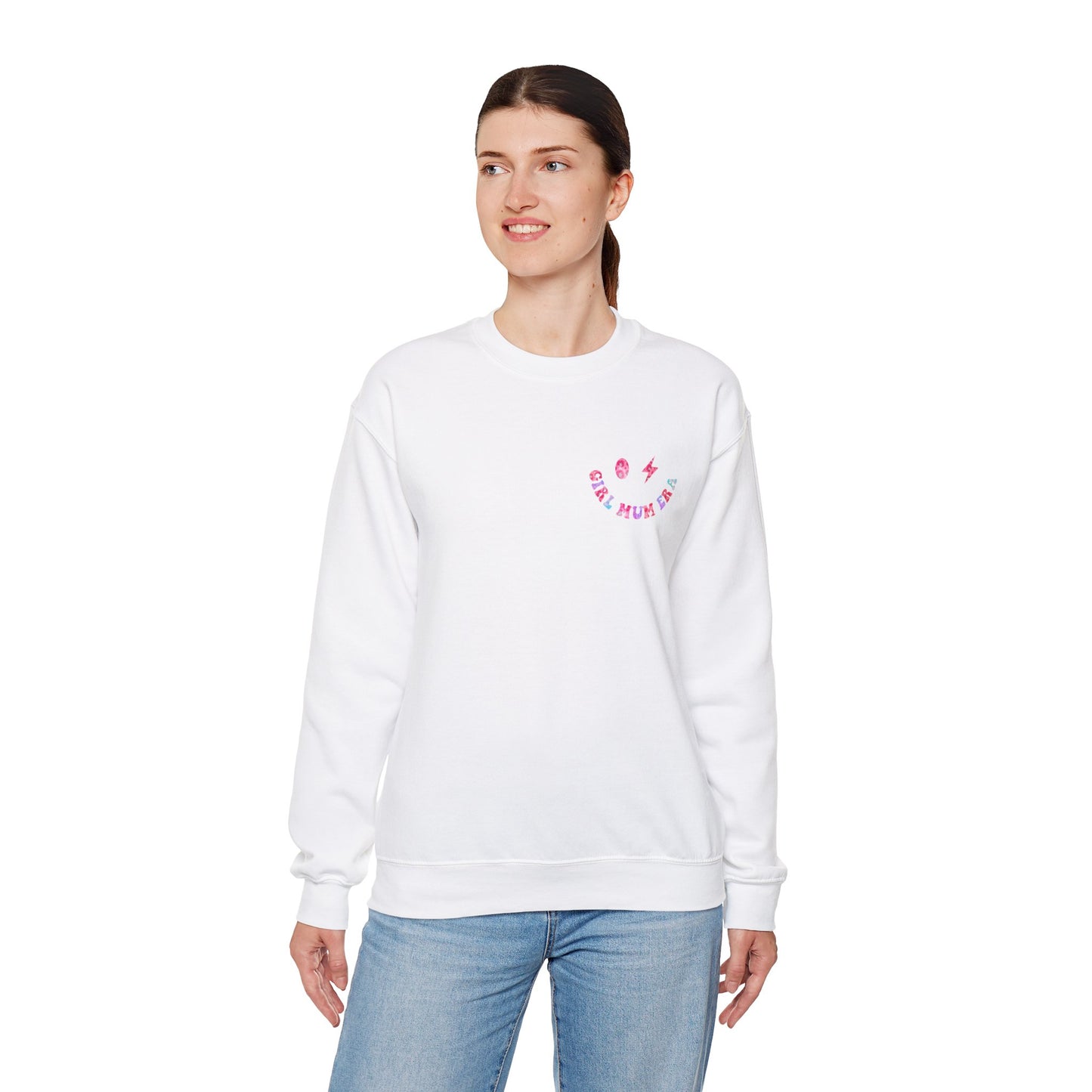 'In My Girl Mum Era' Cute Crewneck Sweatshirt Perfect for Mother's Day