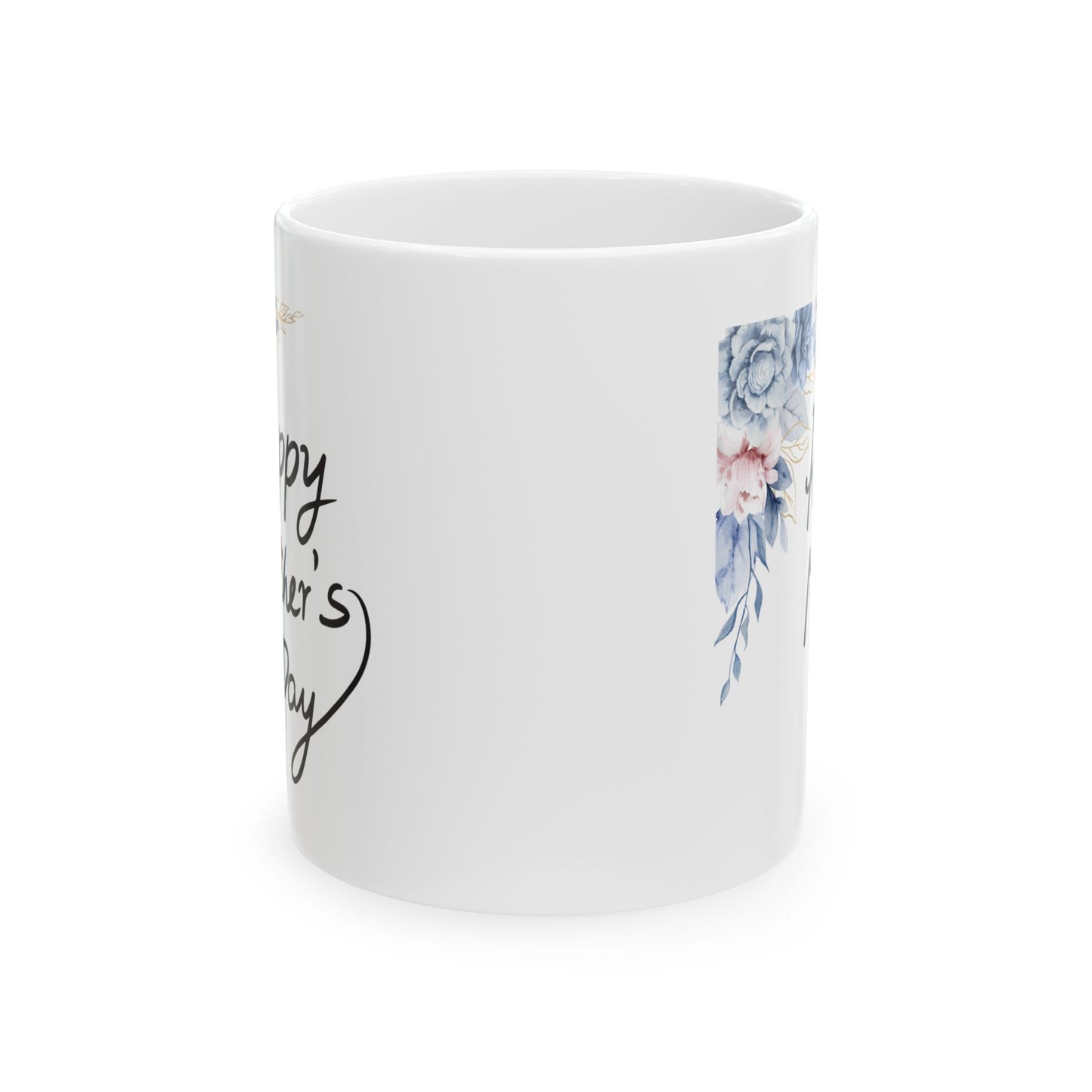 Floral Happy Mother's Day Ceramic Mug - 11oz