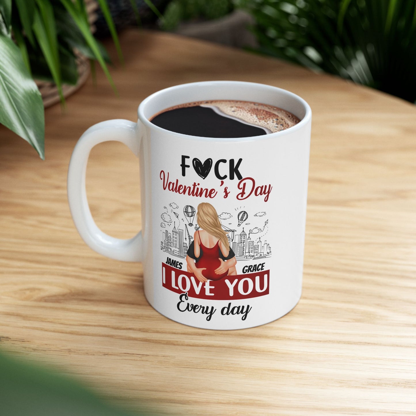 Everyday Love – Personalized 11oz Valentine's Ceramic Mug