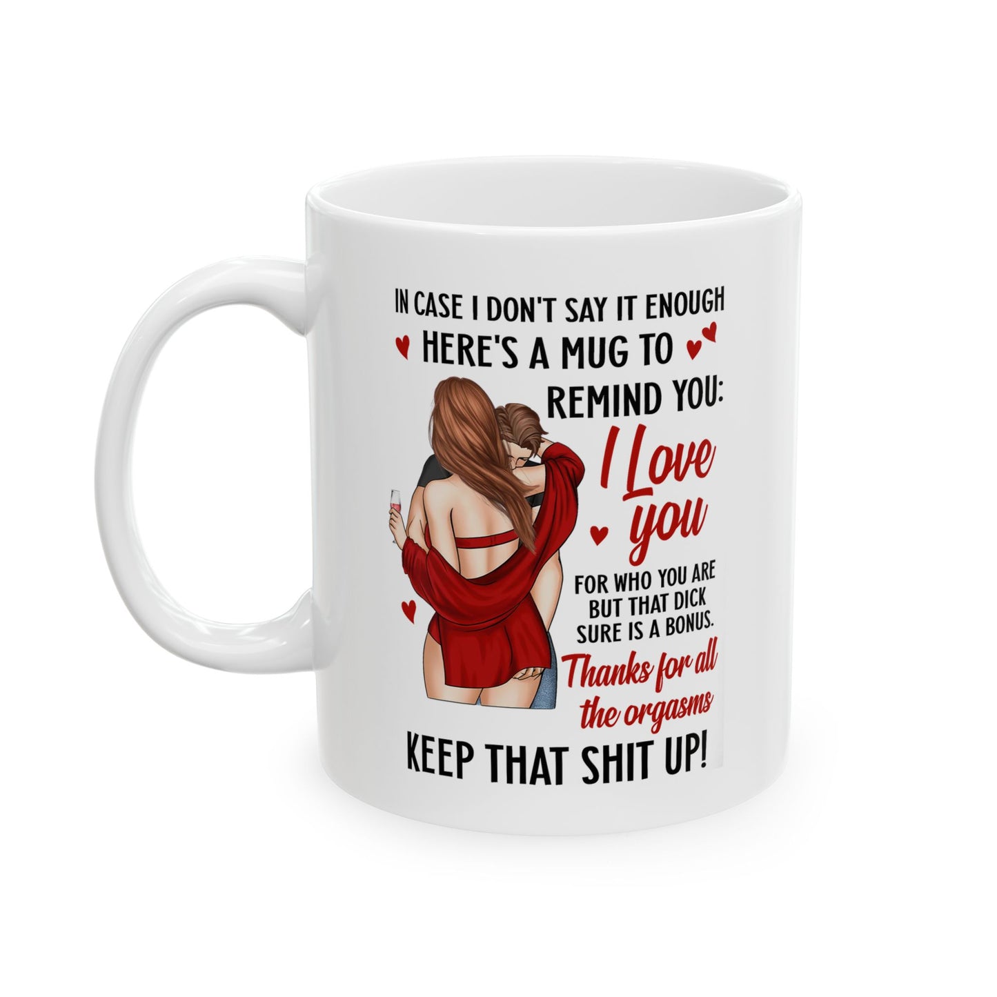 Grateful for You (and That!) Mug, Valentines Day Mug, Gift for Him