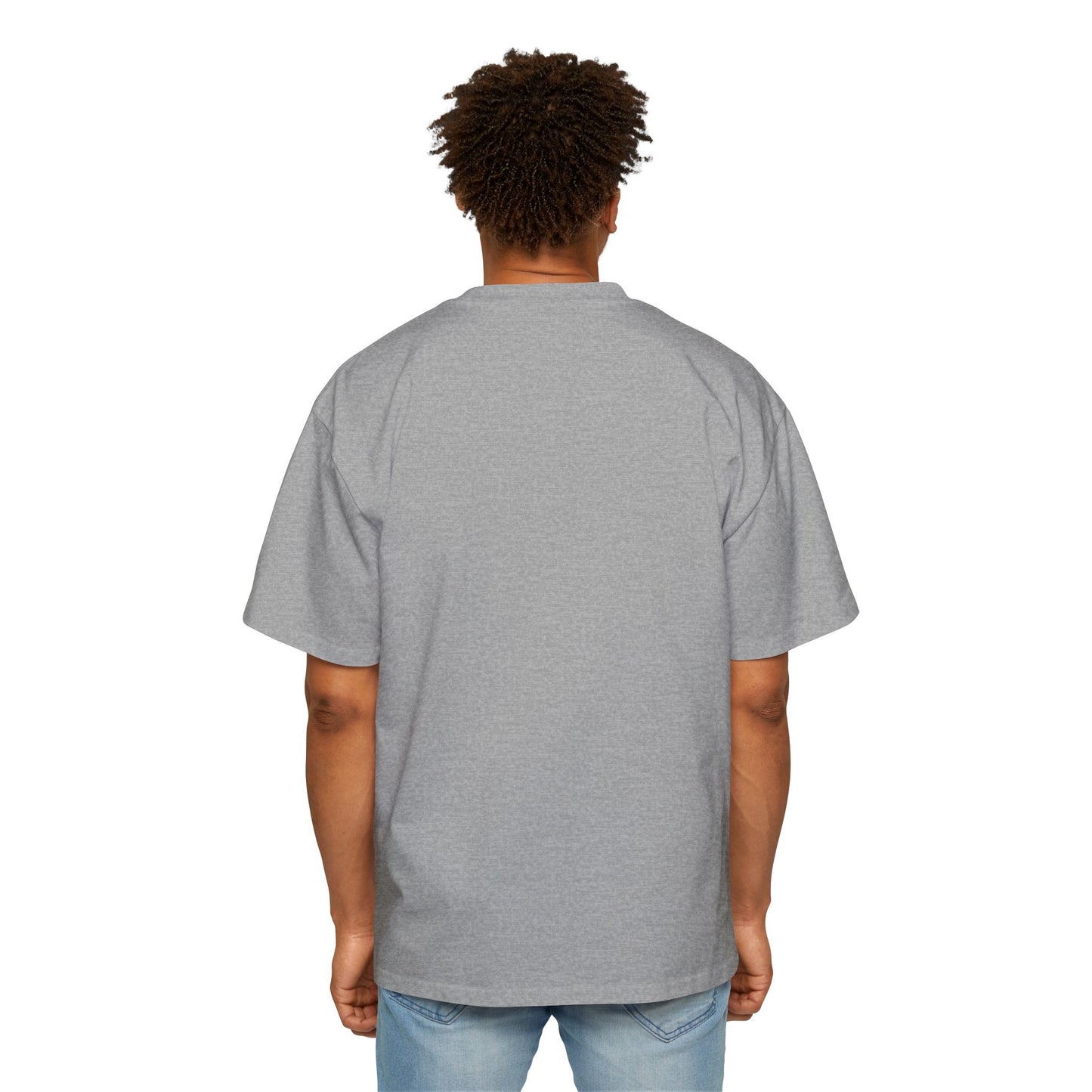 Men's Oversized Tee with 'Be Your Self' Design Light Edition - Trendy Streetwear, Casual Weekend Wear, Gift for Him, Self-Expression Style, Unisex Fashion