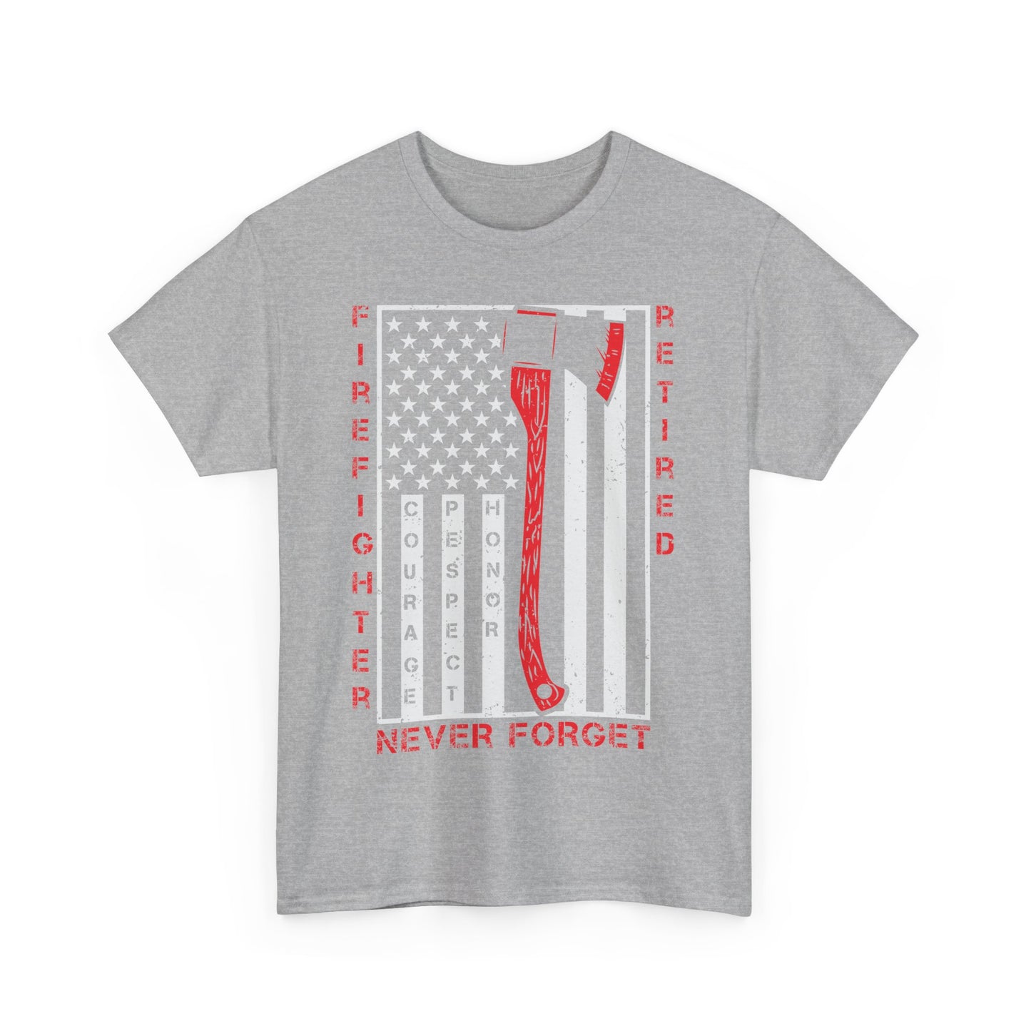Retired Firefighter Tee | Tribute Shirt, Firefighter Gift, Fireman T-Shirt, Hero Apparel, 4th of July Shirt