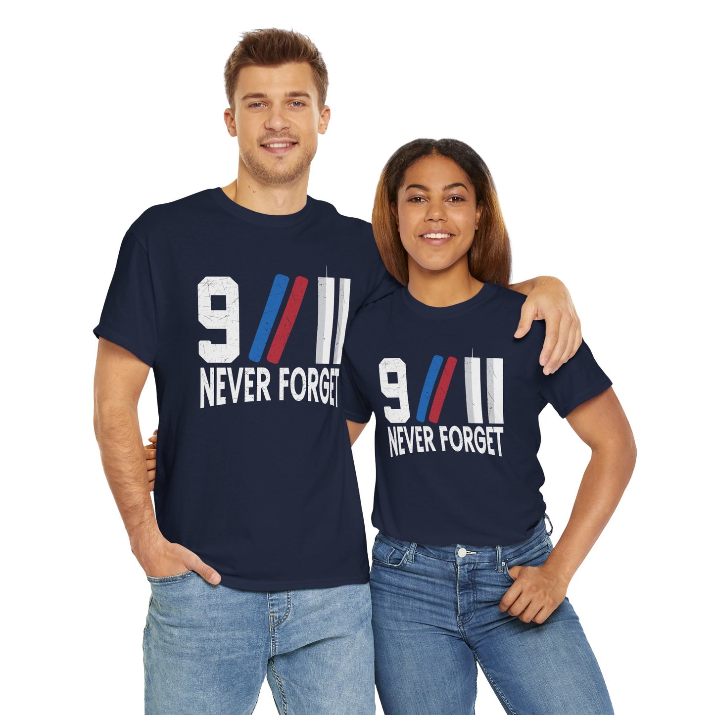 9/11 Never Forget Unisex Tee, Commemorative T-Shirt, Patriotic Apparel, Remembrance Day Shirt, Memorial Gift