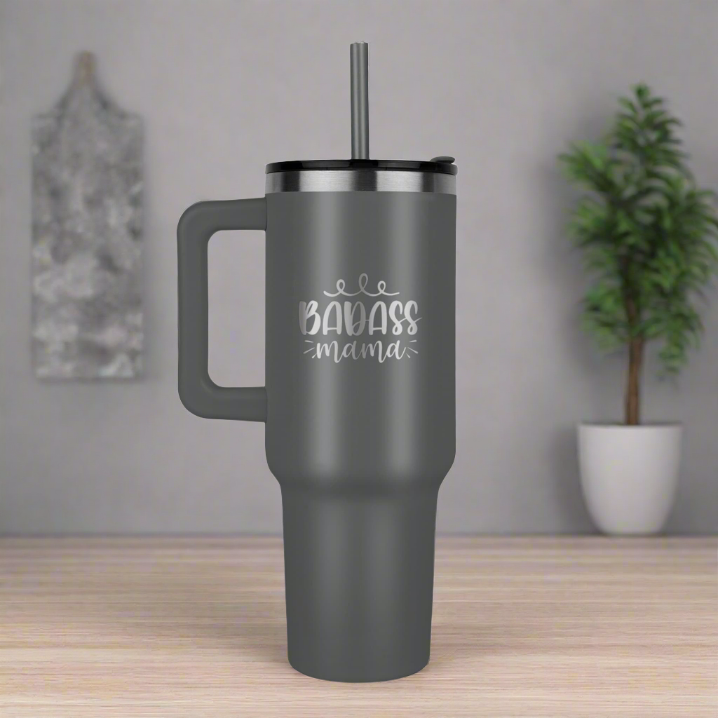 Badass Mama Pinnacle 40oz Tumbler for Mother's Day Perfect Gift for Mom