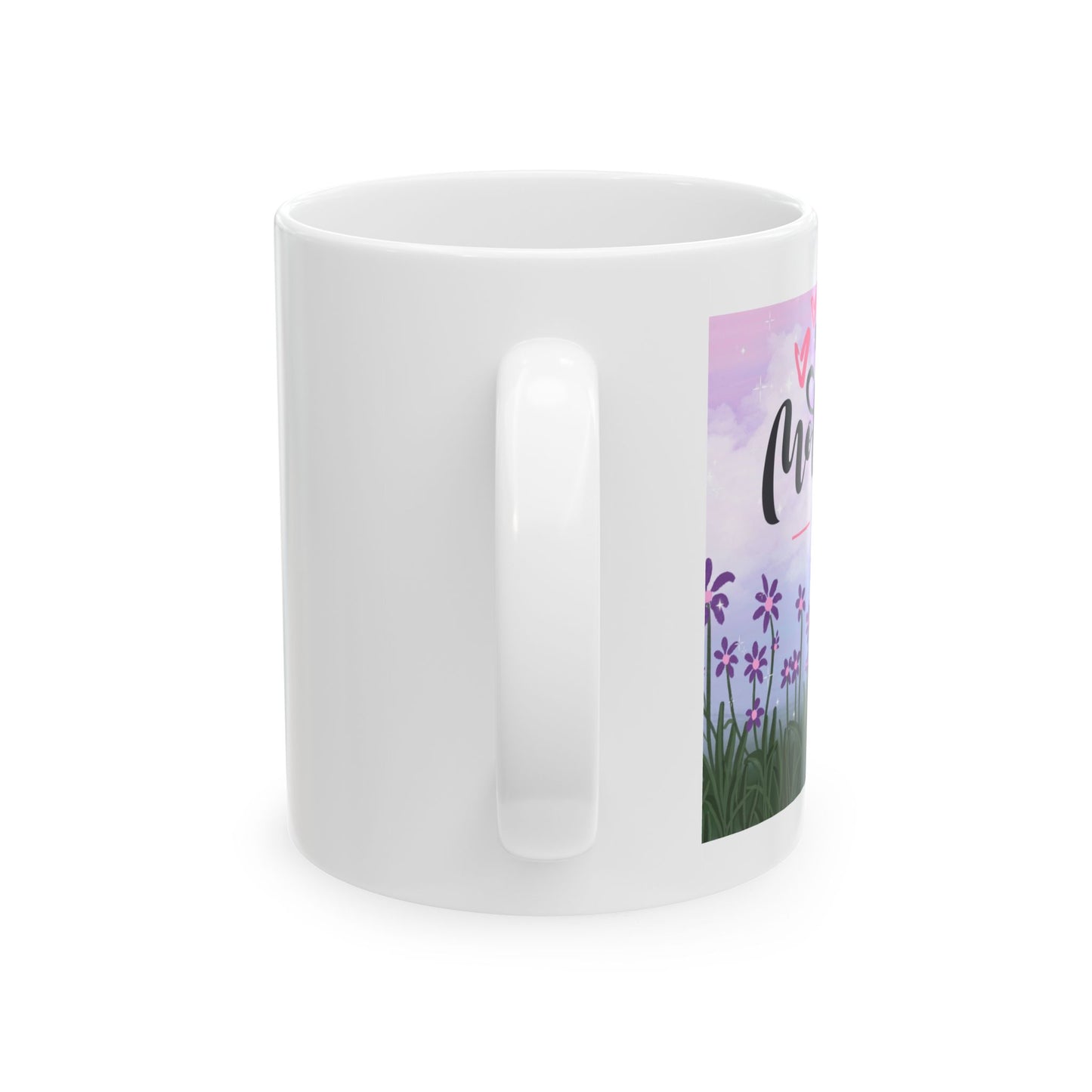 Whimsical Floral Ceramic Mug - Perfect Gift for Mom on Mother's Day