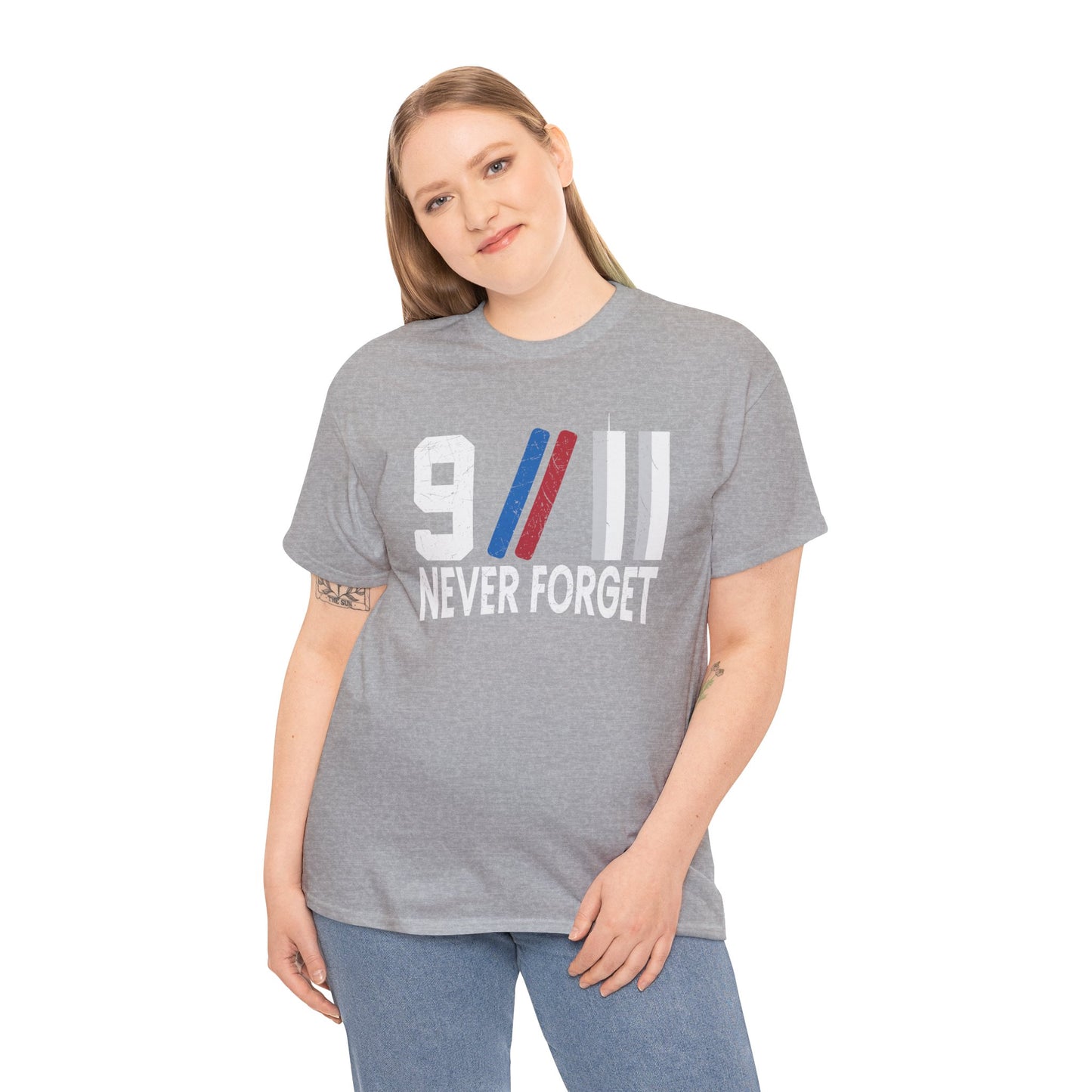 9/11 Never Forget Unisex Tee, Commemorative T-Shirt, Patriotic Apparel, Remembrance Day Shirt, Memorial Gift