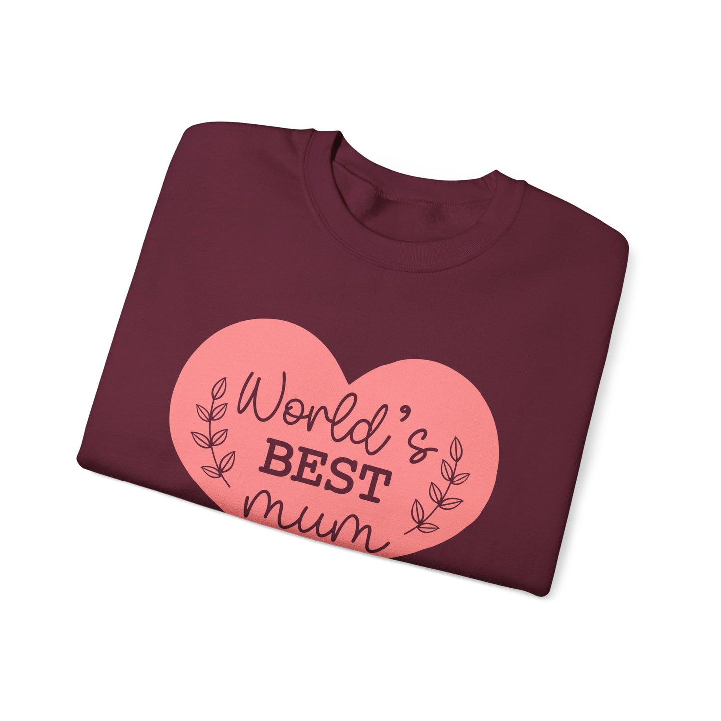 World's Best Mum Crewneck Sweatshirt | Unisex Heavy Blend™ | Perfect Gift for Mother's Day