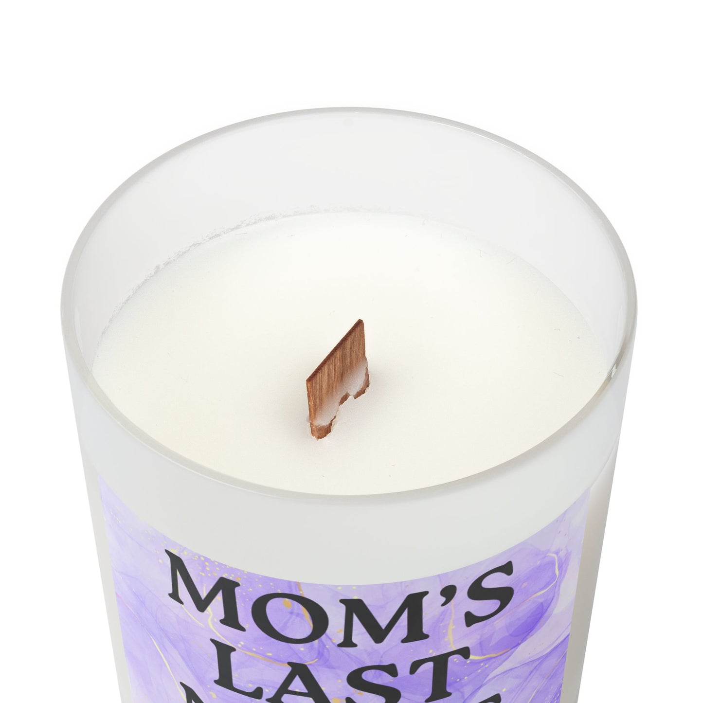 "Mom's Last Nerve" 11oz Frosted Glass