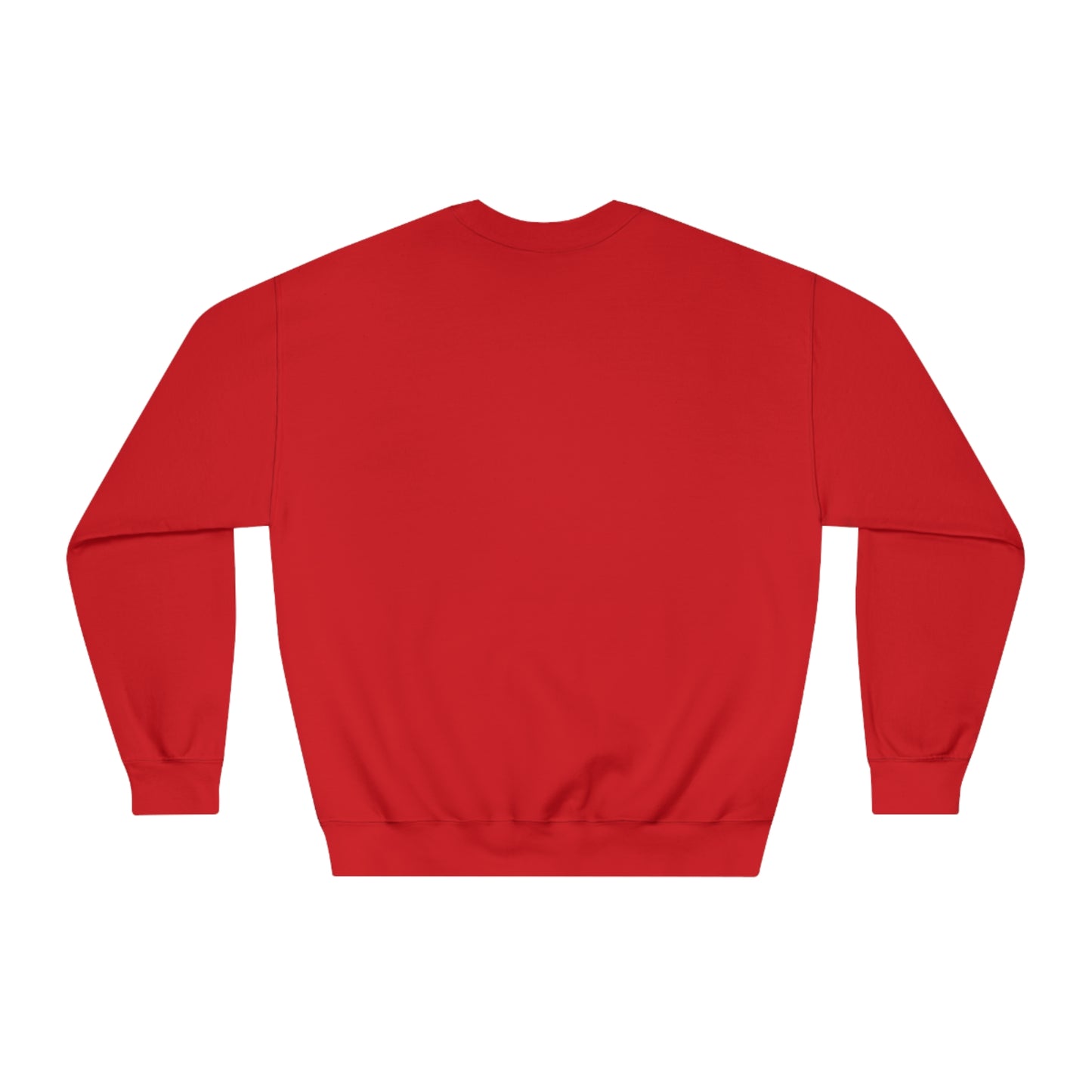 Checkered Christmas Santa Unisex DryBlend® Crewneck Sweatshirt