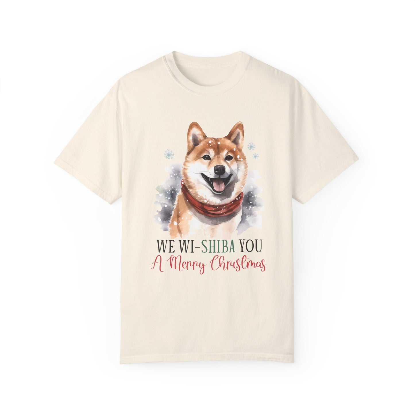 We Wi-Shiba You A Merry Christmas Holiday T-shirt