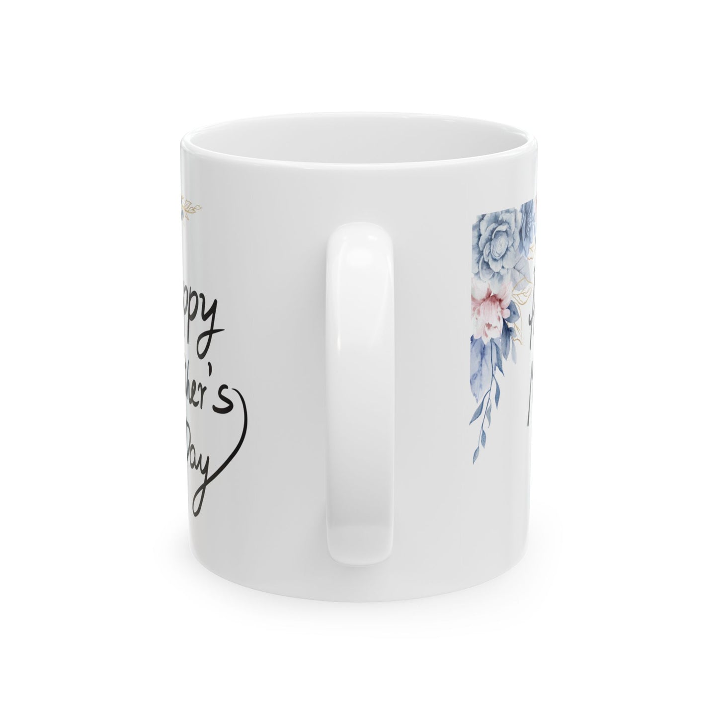 Floral Happy Mother's Day Ceramic Mug - 11oz