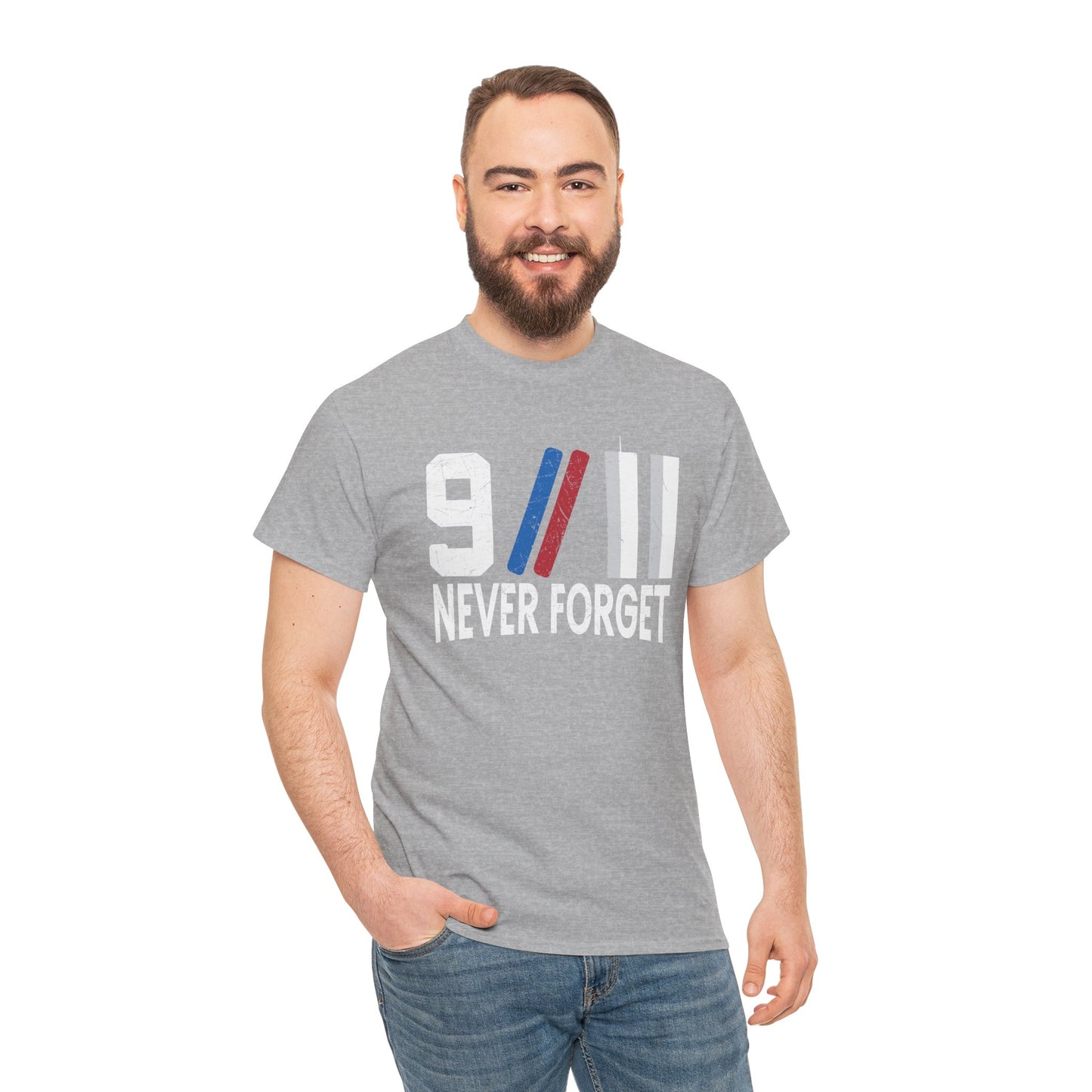 9/11 Never Forget Unisex Tee, Commemorative T-Shirt, Patriotic Apparel, Remembrance Day Shirt, Memorial Gift