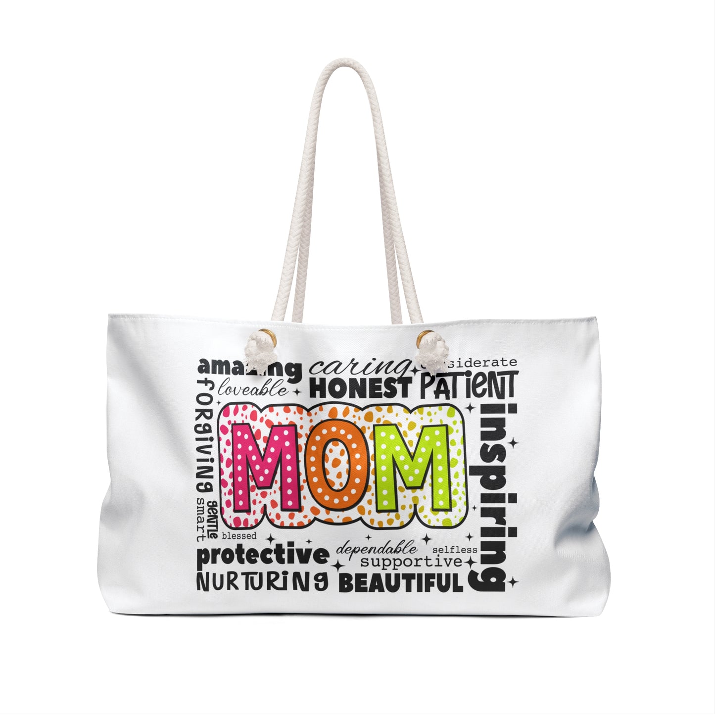 Inspirational Mom Weekender Bag - Perfect Gift for Mother's Day and Special Occasions