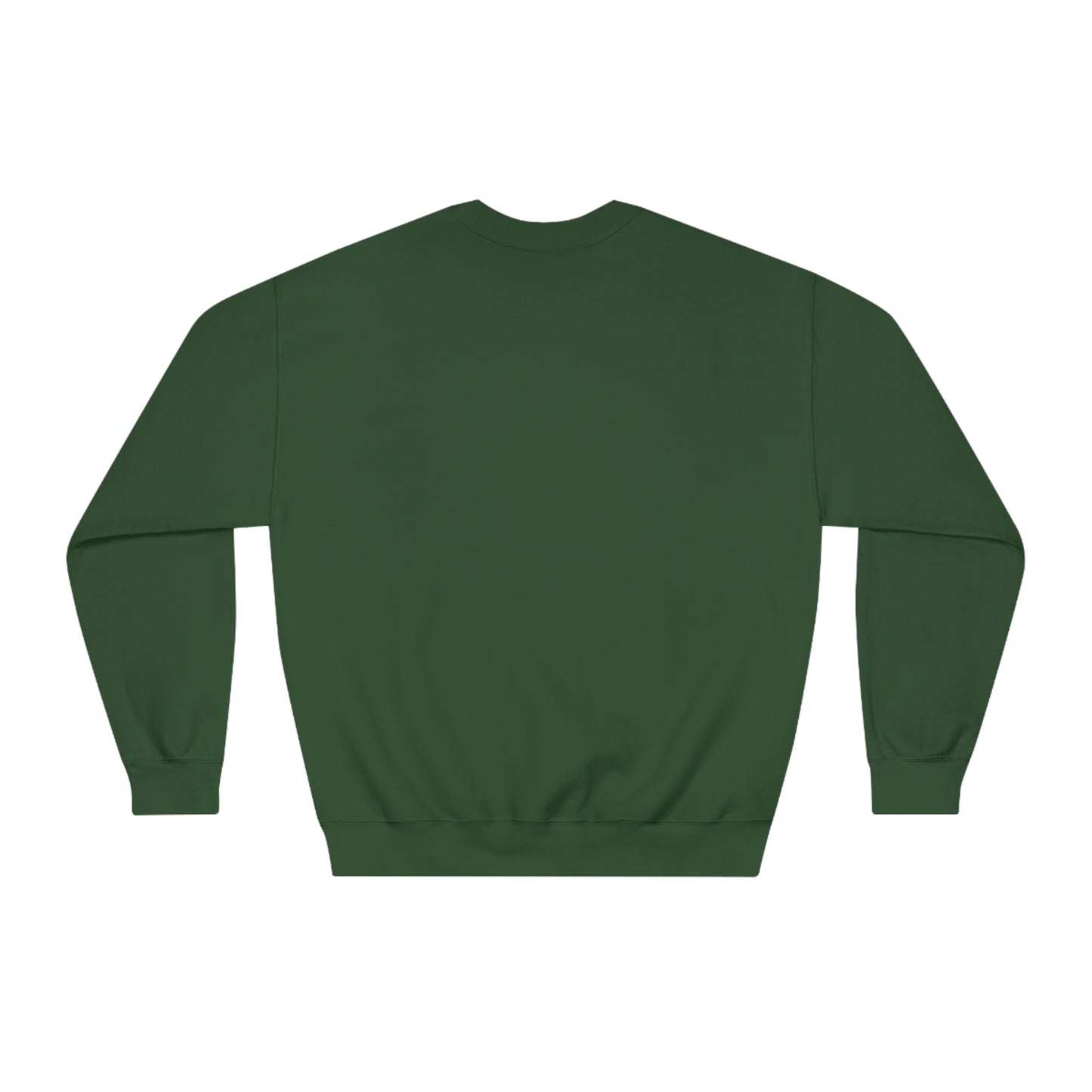 Checkered Christmas Santa Unisex DryBlend® Crewneck Sweatshirt
