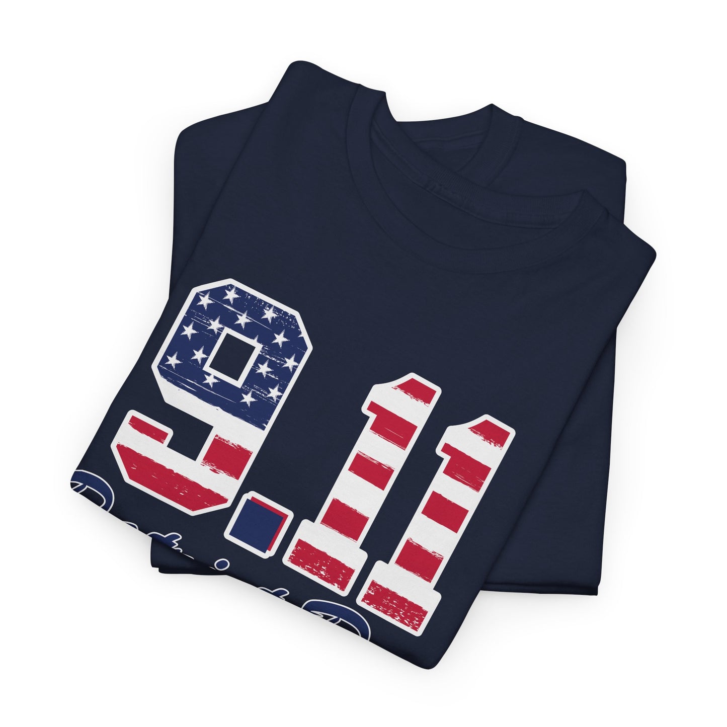 Patriot Day Unisex Heavy Cotton Tee, 9/11 Remembrance Shirt, Memorial T-Shirt, American Flag Tee, Comfort for Heroes