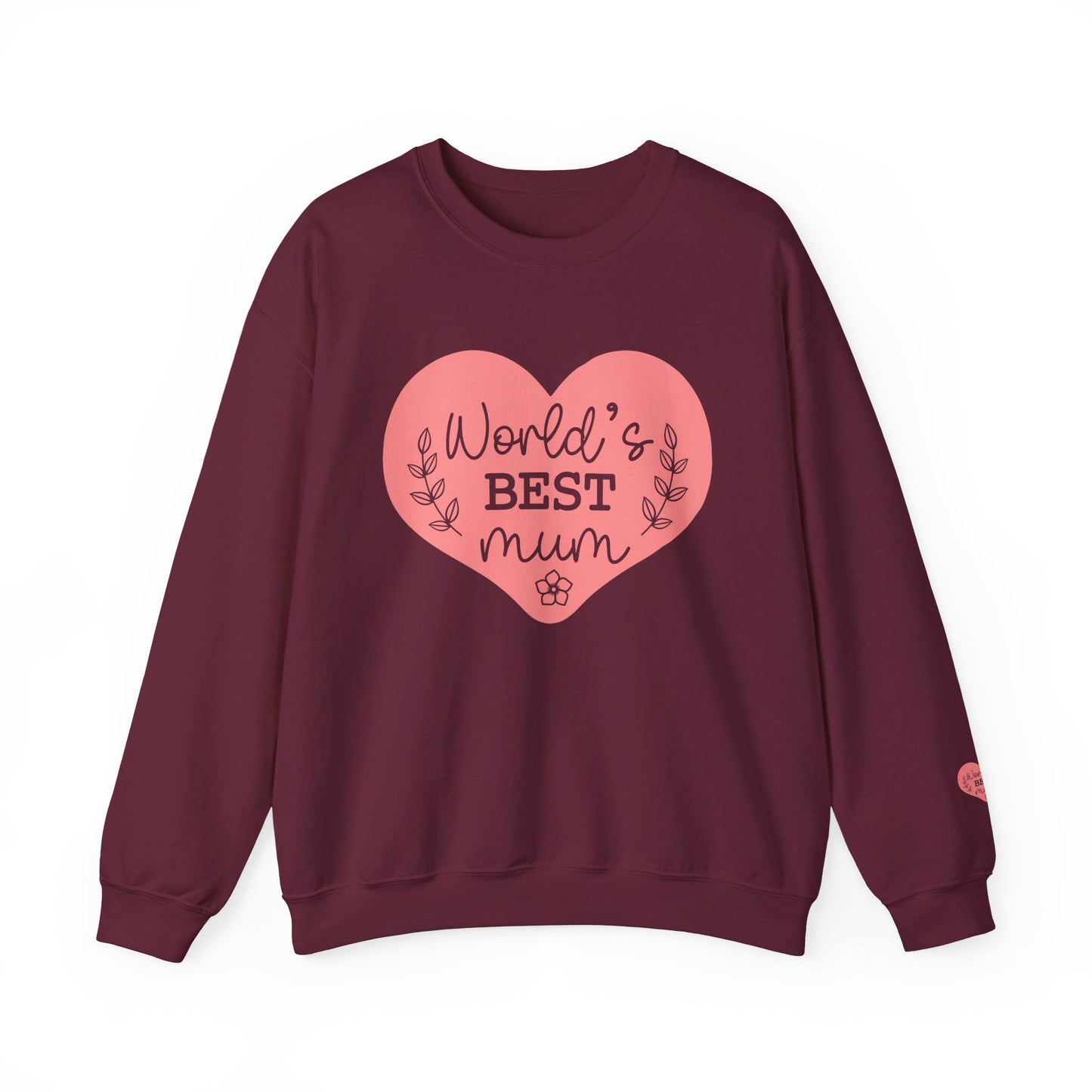 World's Best Mum Crewneck Sweatshirt | Unisex Heavy Blend™ | Perfect Gift for Mother's Day