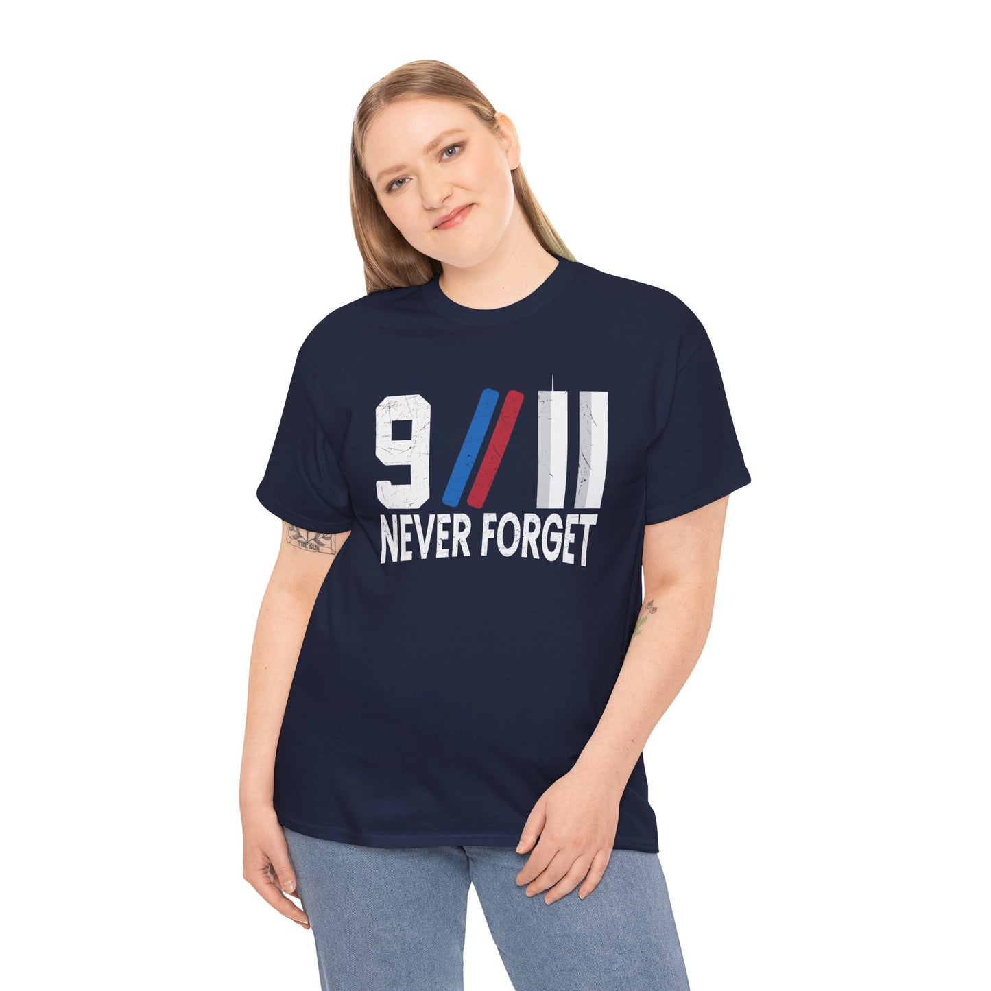9/11 Never Forget Unisex Tee, Commemorative T-Shirt, Patriotic Apparel, Remembrance Day Shirt, Memorial Gift