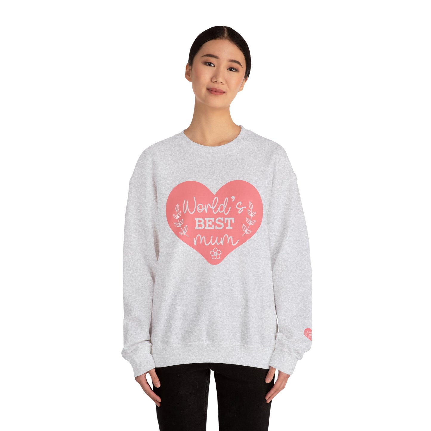 World's Best Mum Crewneck Sweatshirt | Unisex Heavy Blend™ | Perfect Gift for Mother's Day