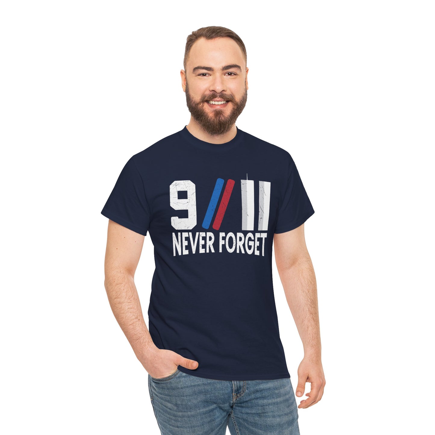 9/11 Never Forget Unisex Tee, Commemorative T-Shirt, Patriotic Apparel, Remembrance Day Shirt, Memorial Gift
