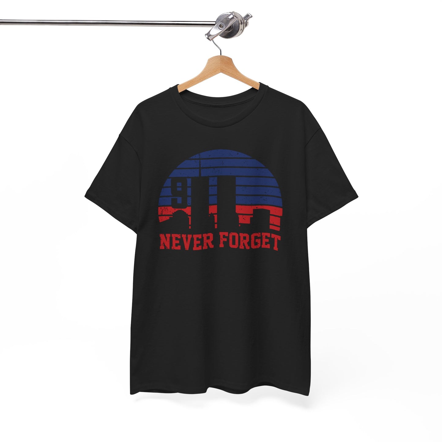 "Never Forget" Memorial Shirt, Patriotic Tee, Remembrance Apparel, 9/11 Tribute Shirt