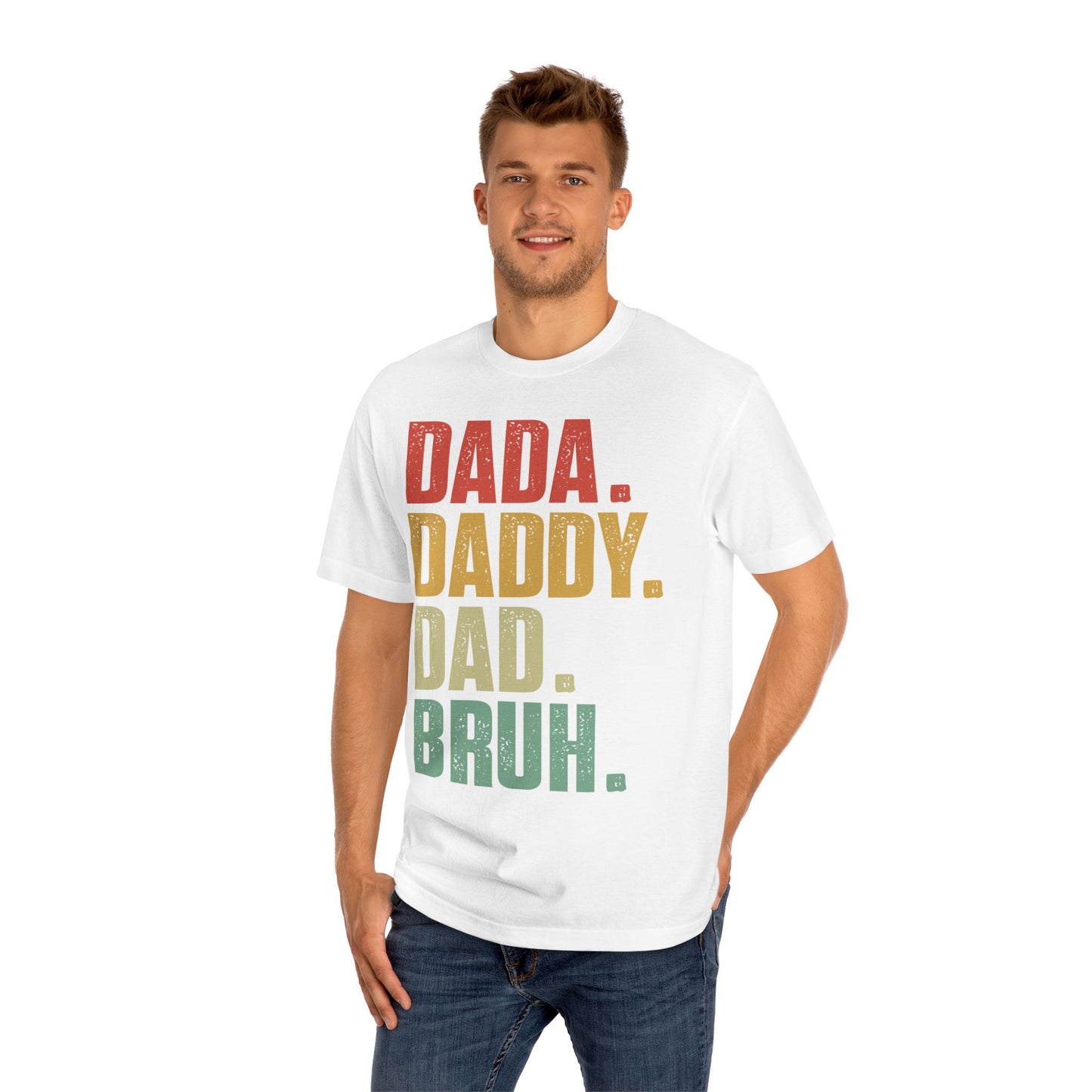 Funny Dada Daddy Dad Bruh Tee for Fathers Day & Everyday Wear