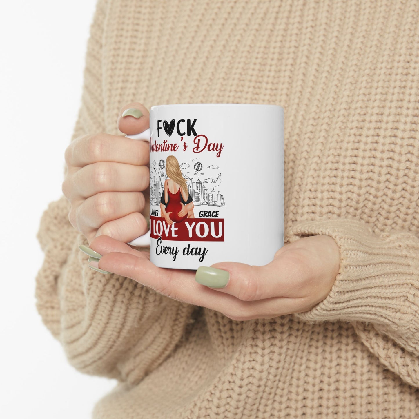 Everyday Love – Personalized 11oz Valentine's Ceramic Mug