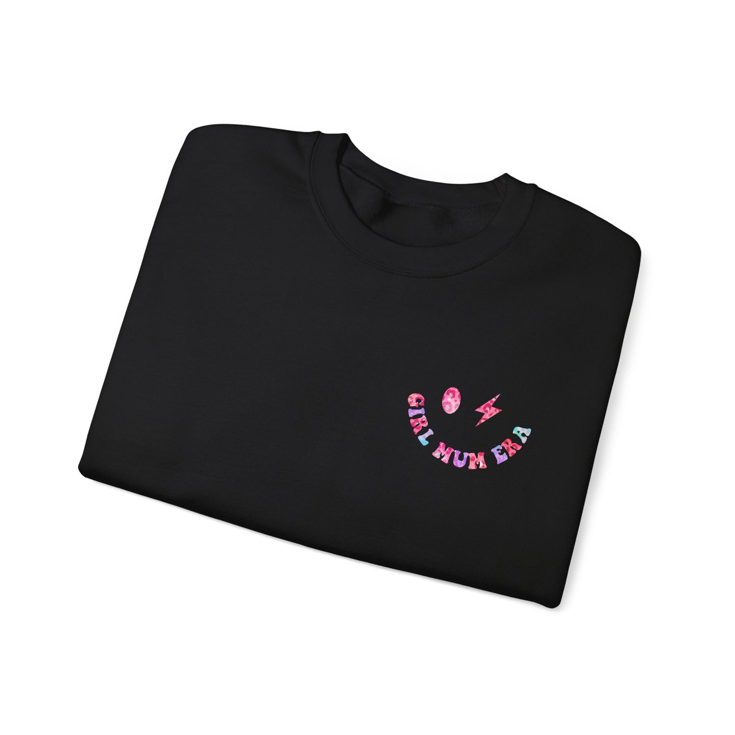 'In My Girl Mum Era' Cute Crewneck Sweatshirt Perfect for Mother's Day