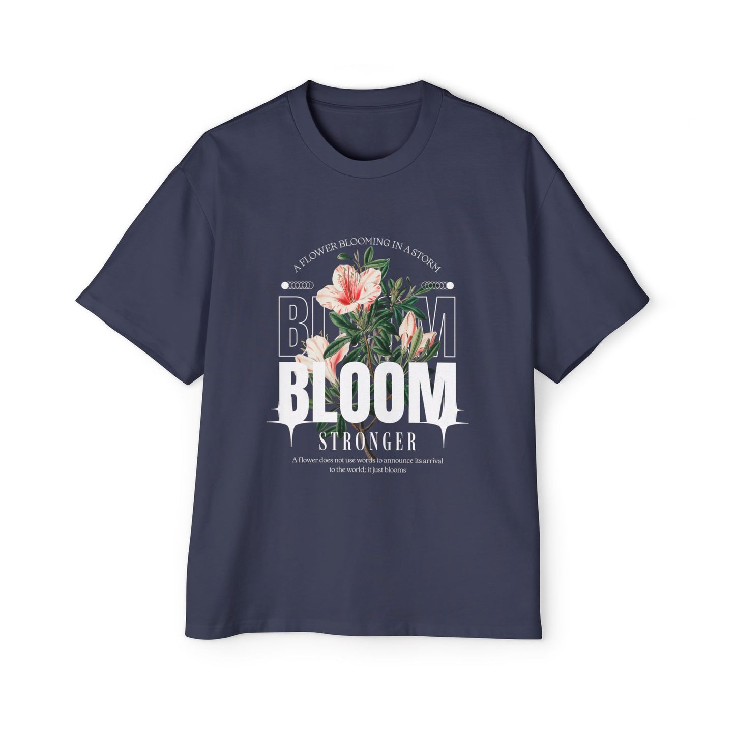 Floral Oversized Tee for Men, Relaxed Summer Shirt, Casual Streetwear, Gift for Him, Eco-Friendly Fashion