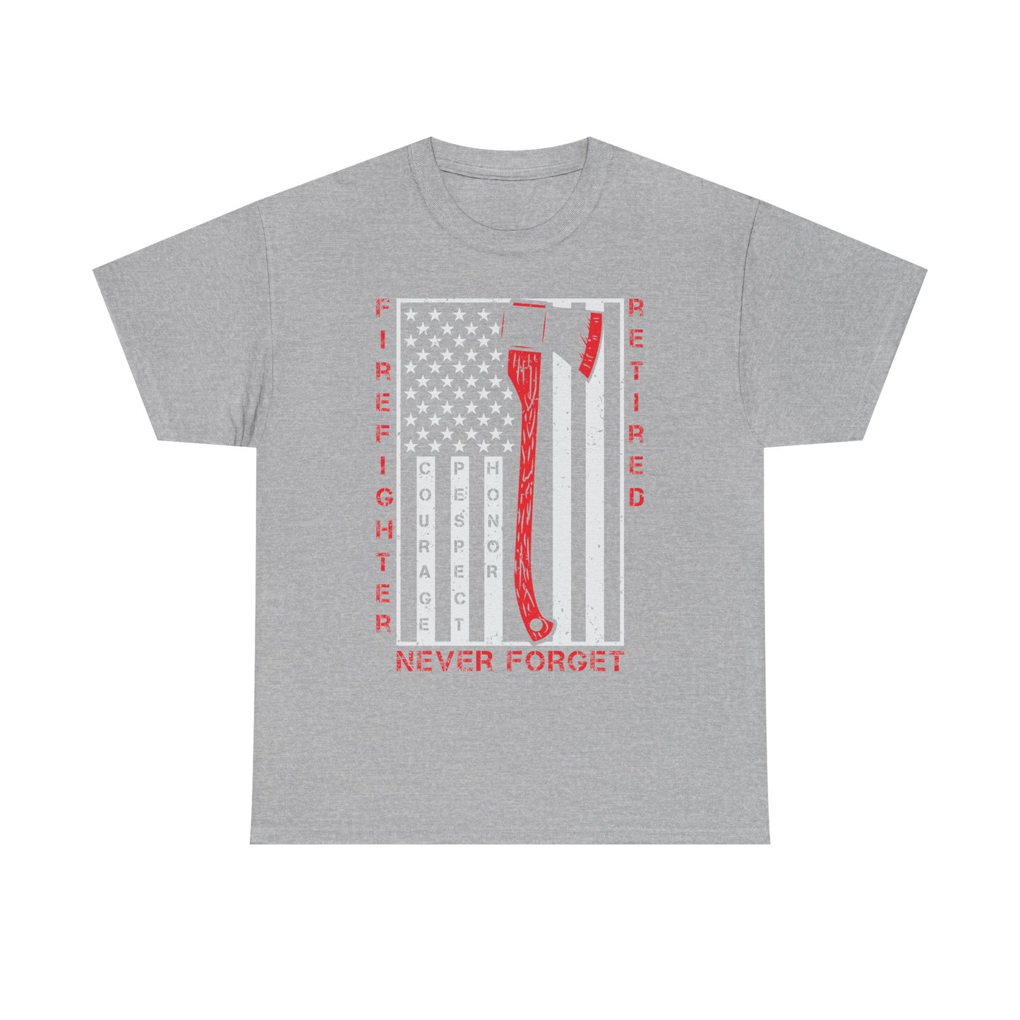 Retired Firefighter Tee | Tribute Shirt, Firefighter Gift, Fireman T-Shirt, Hero Apparel, 4th of July Shirt