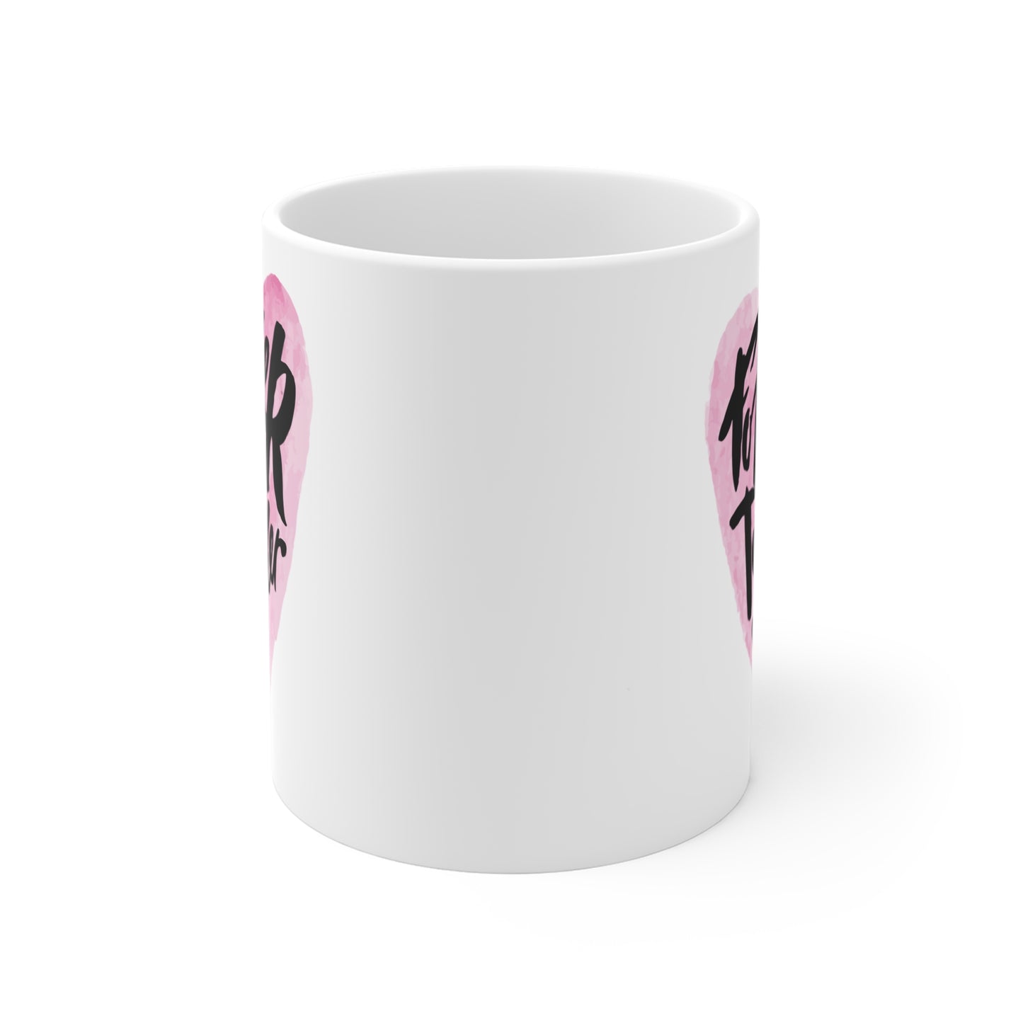 Forever Together Heart Mug - 11oz Love Gift for Couples