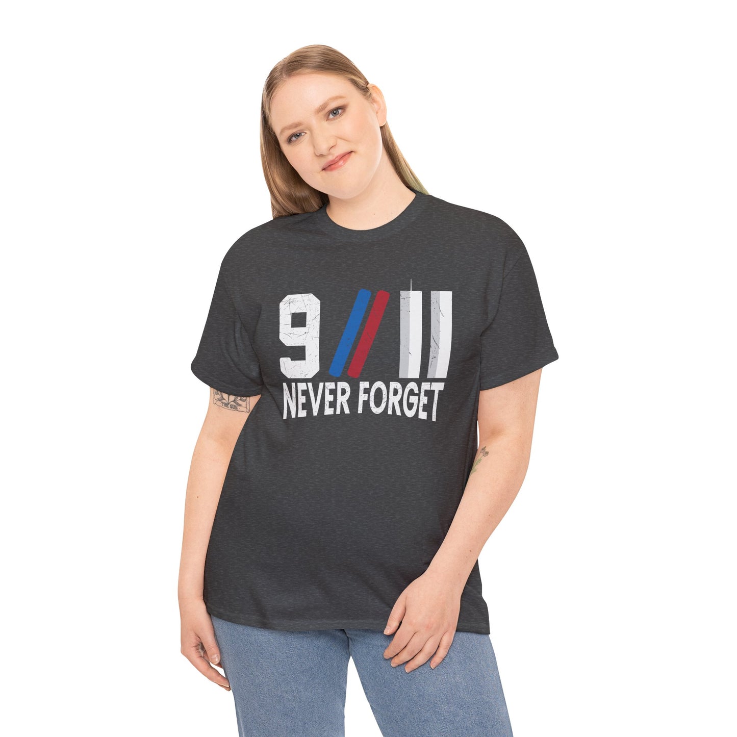 9/11 Never Forget Unisex Tee, Commemorative T-Shirt, Patriotic Apparel, Remembrance Day Shirt, Memorial Gift