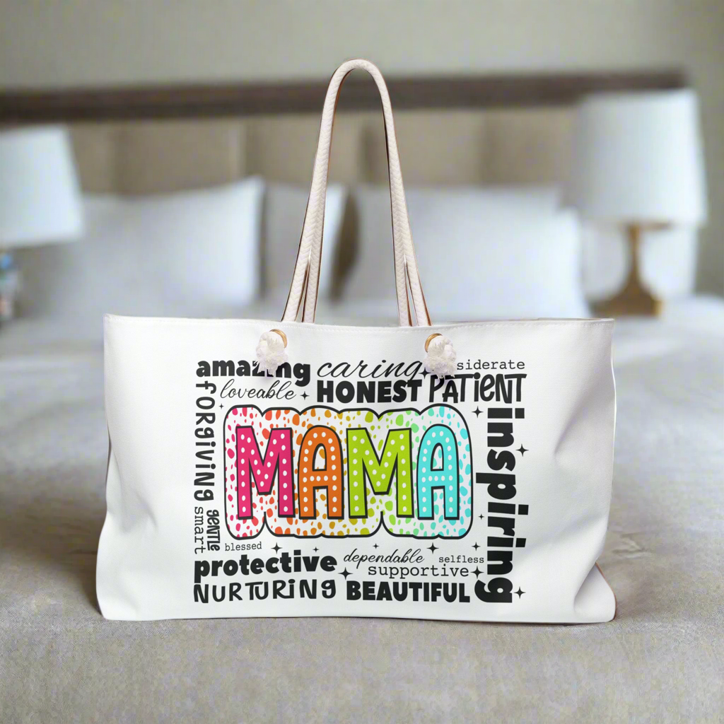 Inspirational Mama Weekender Bag - Perfect Gift for Moms